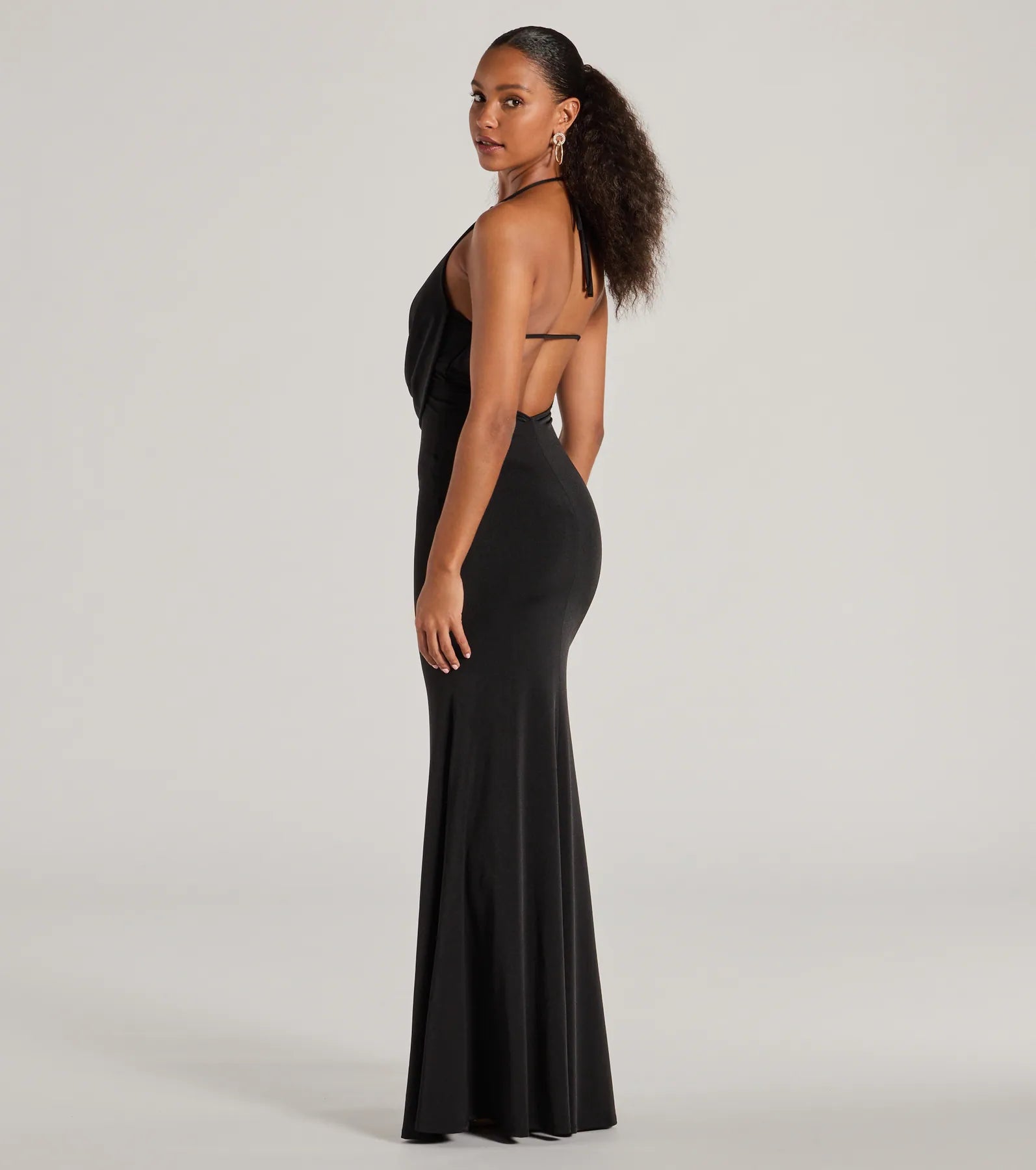 Premium Katherine Halter Open Back Mermaid Dress - Ultimate Formal Wear