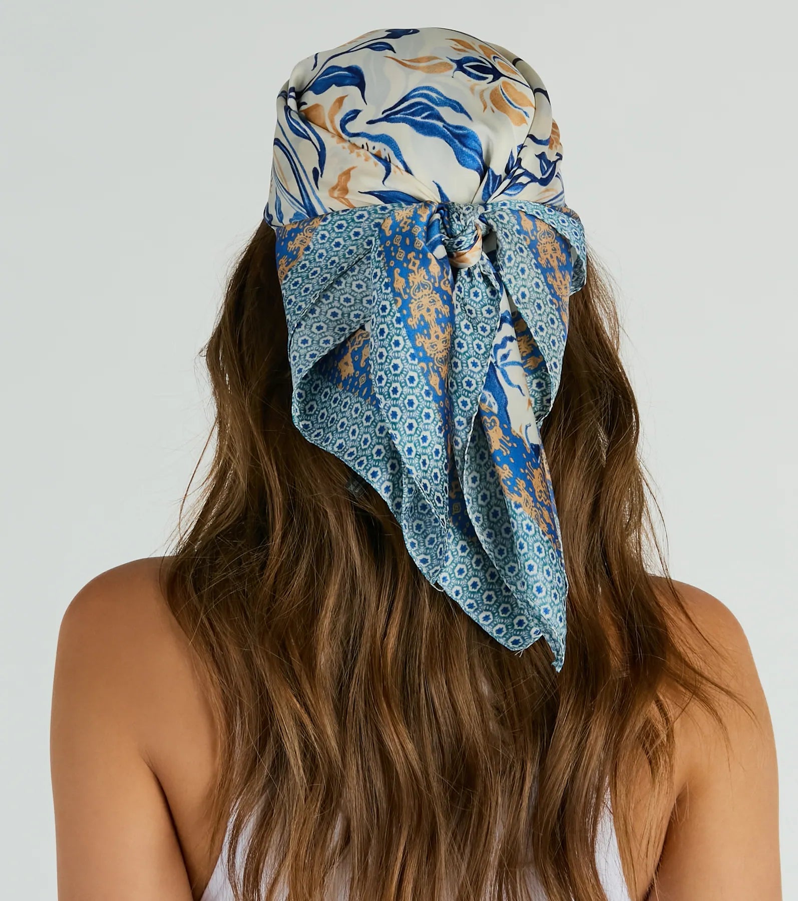 Premium Radiant Boho Satin Scarf - Ultimate Style Upgrade