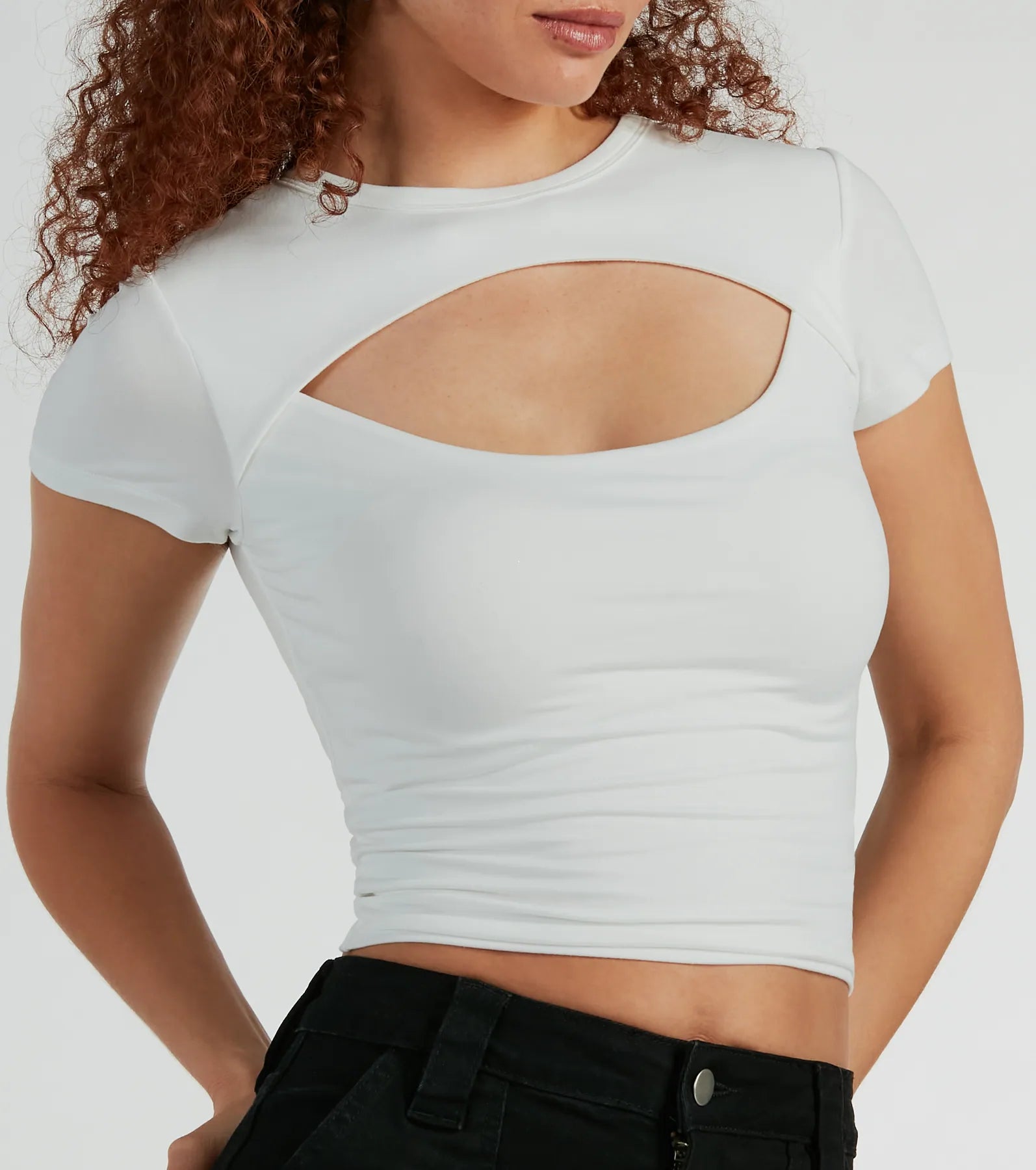 Ultimate Playful Vibes Cutout Crop Top - Upgrade Your Style