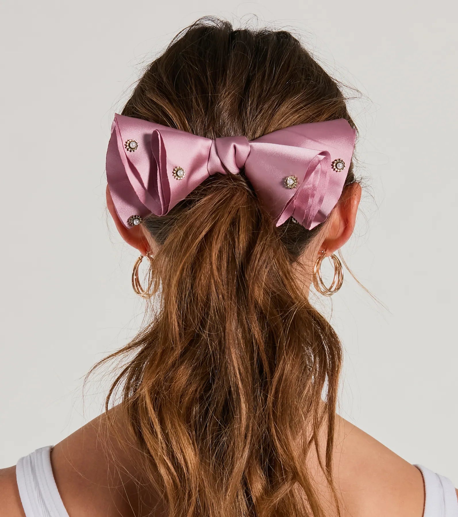 Premium Satin Bow Barrette - Ultimate Coquette Style