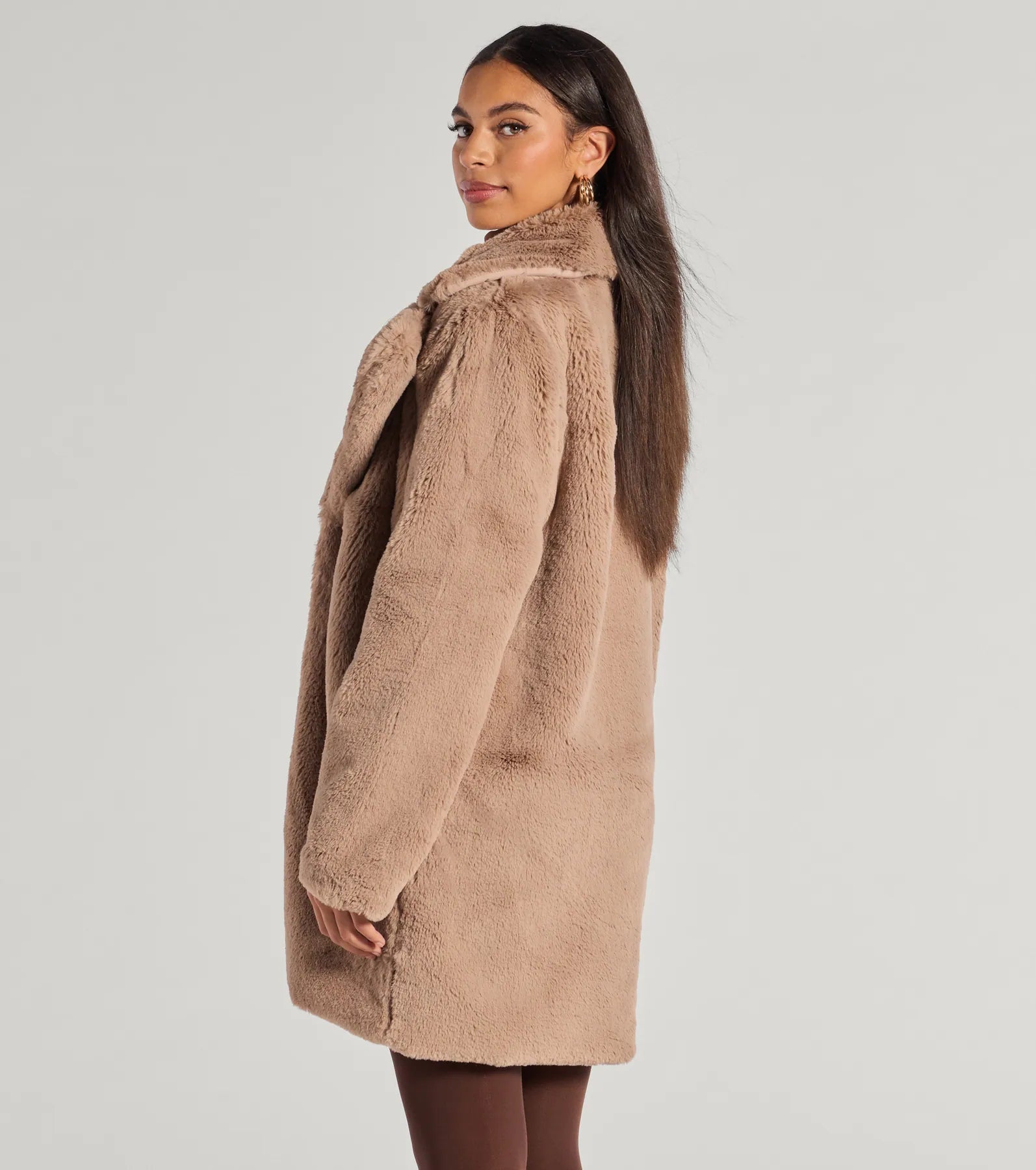 Premium Luxe Faux Fur Trench Coat - Ultimate Winter Style