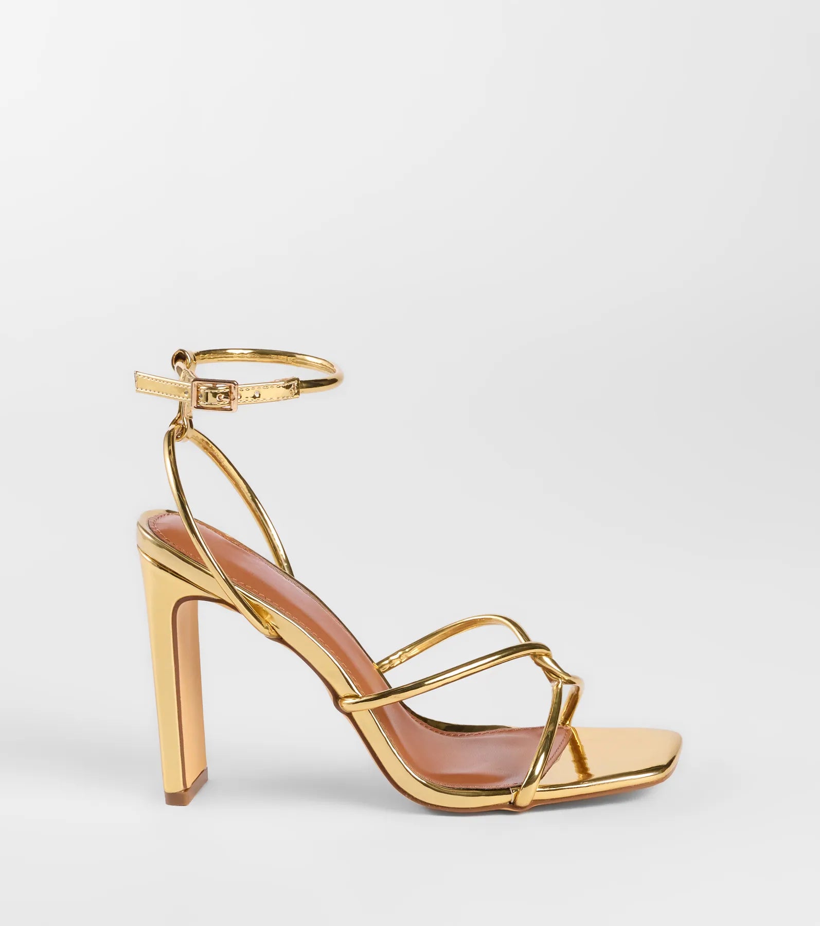 Premium So Elegant Twist Strappy Block Heels - Ultimate Style Upgrade