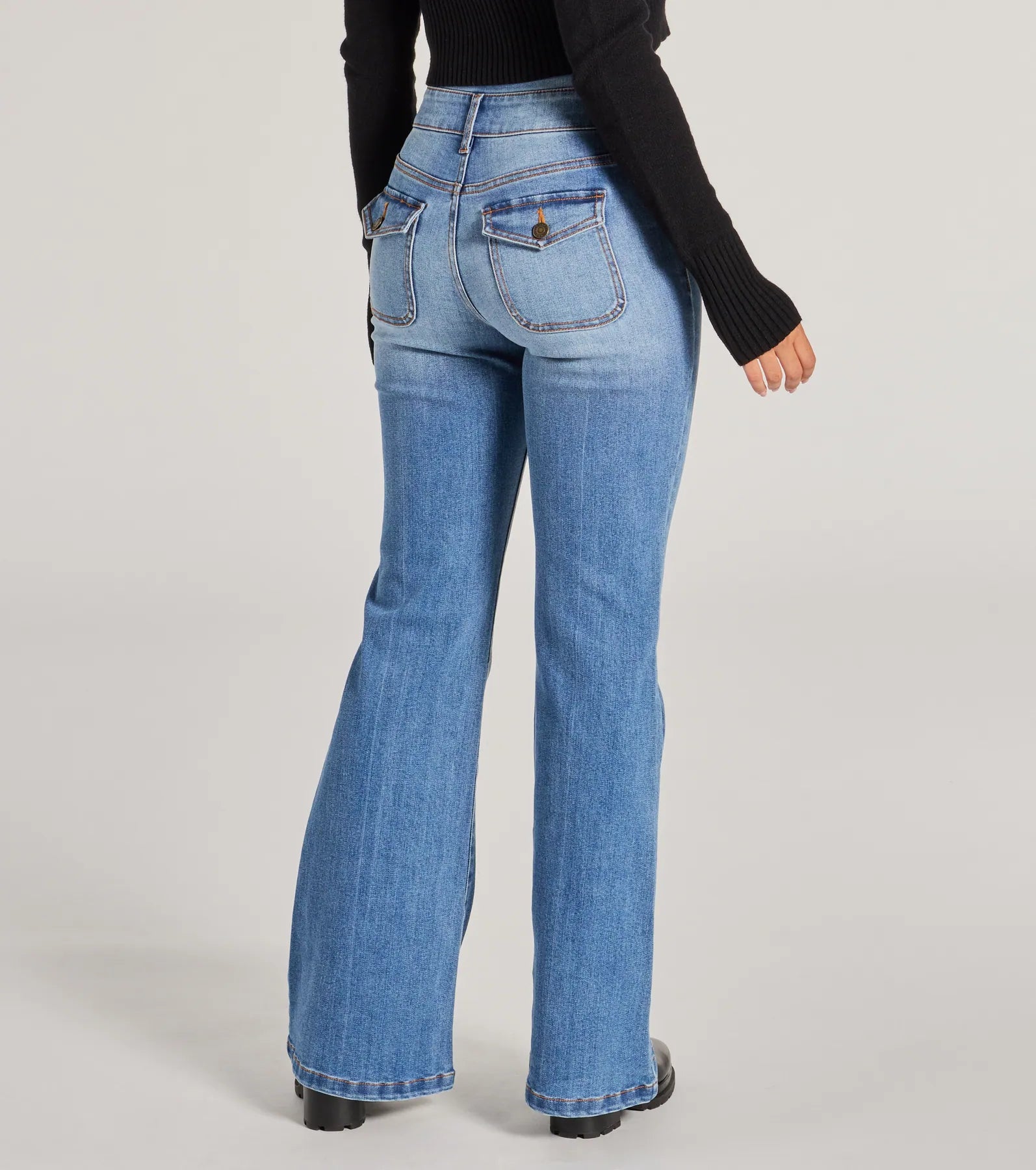 Ultimate High-Rise Flared Denim Jeans - So Extra Edition