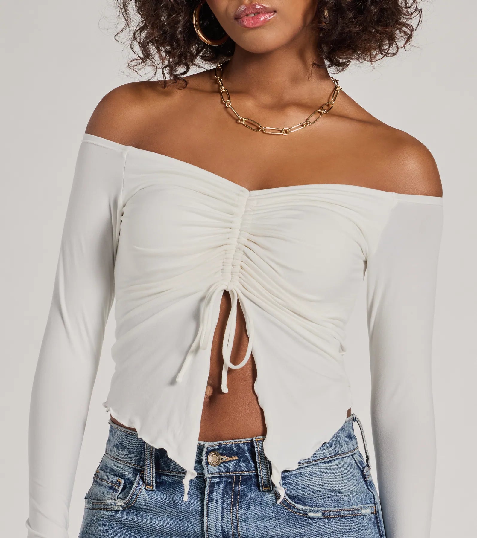 Premium Flirt Off-The-Shoulder Knit Top - Ultimate Casual Chic