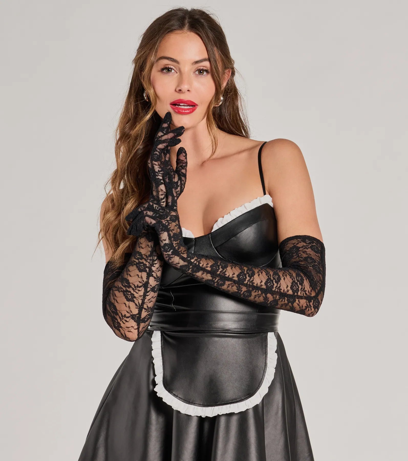 Ultimate Sheer Lace Gloves - Maid to Flirt Collection