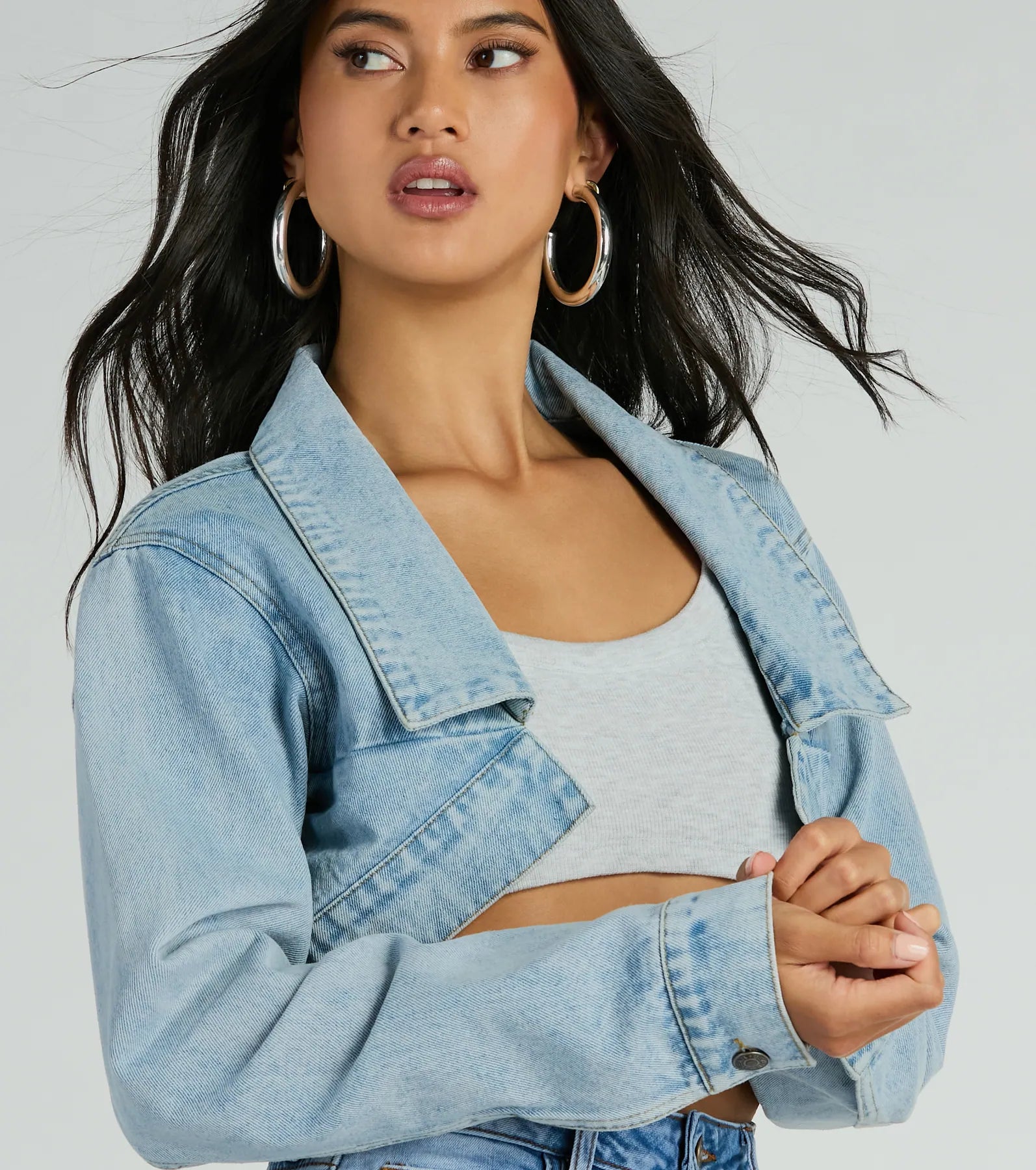 Ultimate Trendsetting Denim Shrug Jacket for Girls