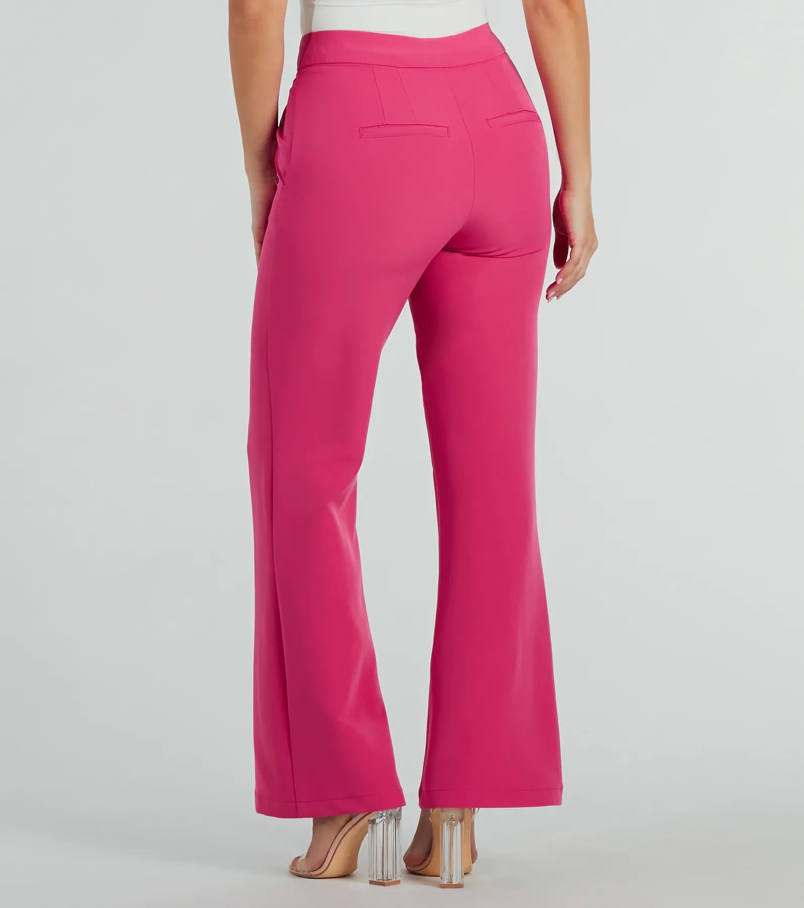 Ultimate Chic High Waist Straight-Leg Office Pants