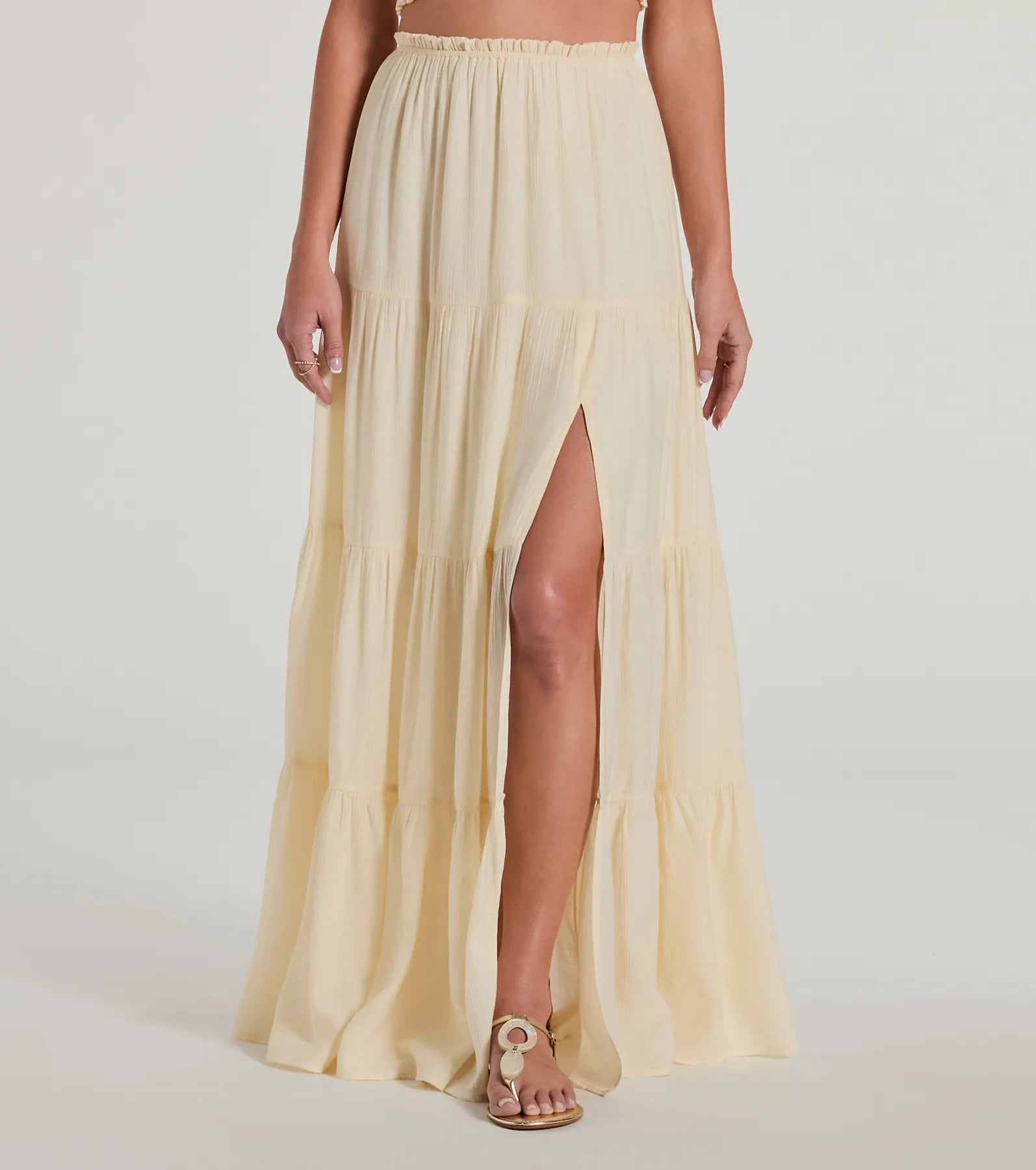 Ultimate Romance High-Rise Slit Maxi Skirt