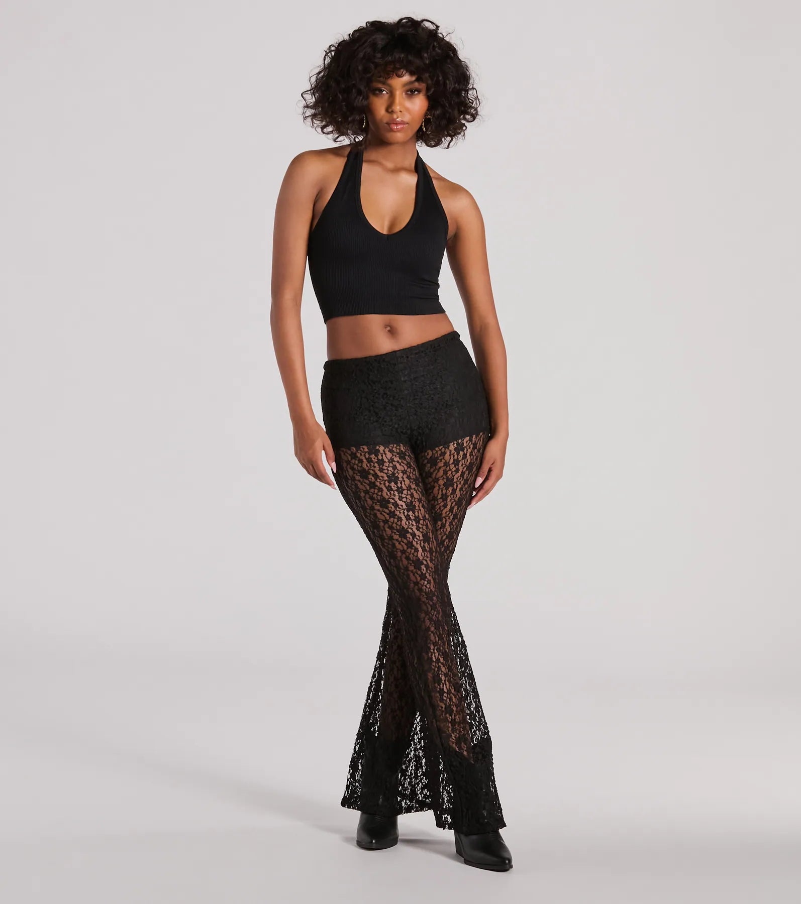 Ultimate Sensational High-Rise Flare Lace Pants