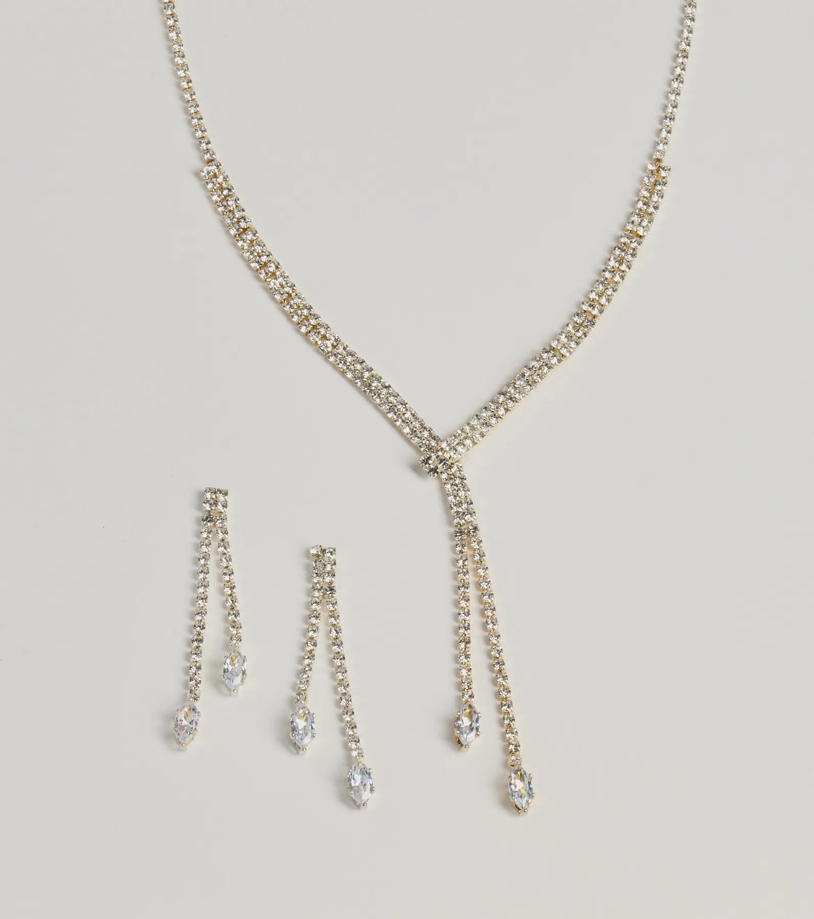 Ultimate Gleaming Luxe Rhinestone Jewelry Set