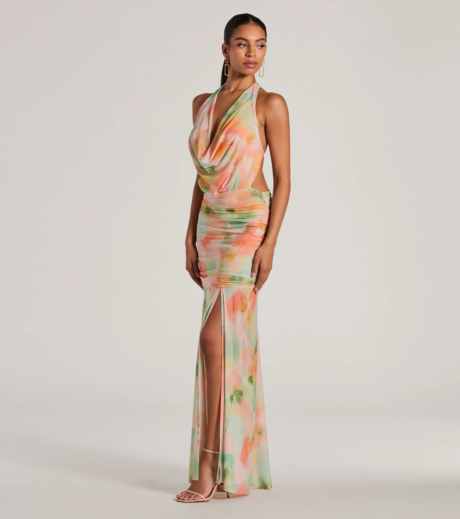 Ultimate Bohemian Elegance Tie-Dye Maxi Dress