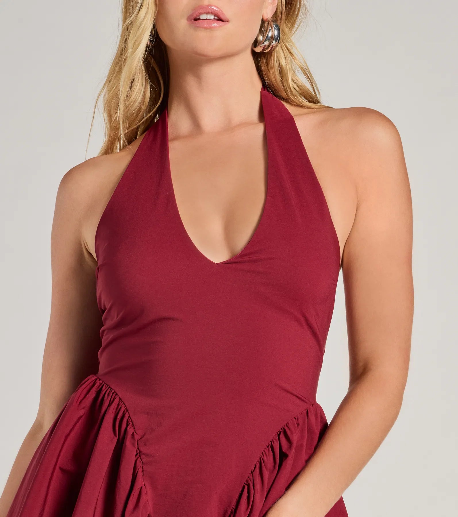 Ultimate Flare Halter Dress - Effortless Party Style