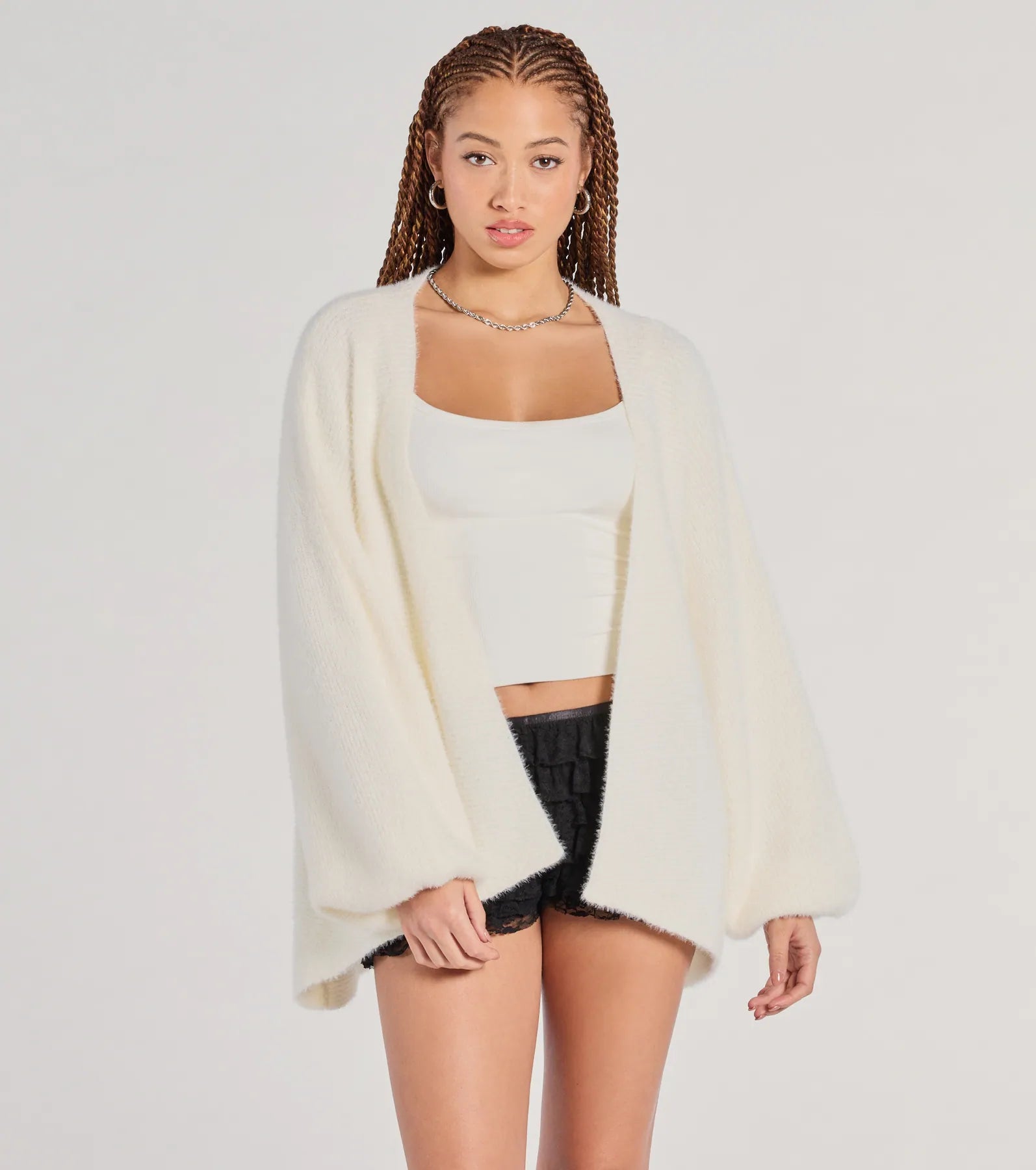 Ultimate Cuddle Weather Eyelash Knit Cardigan