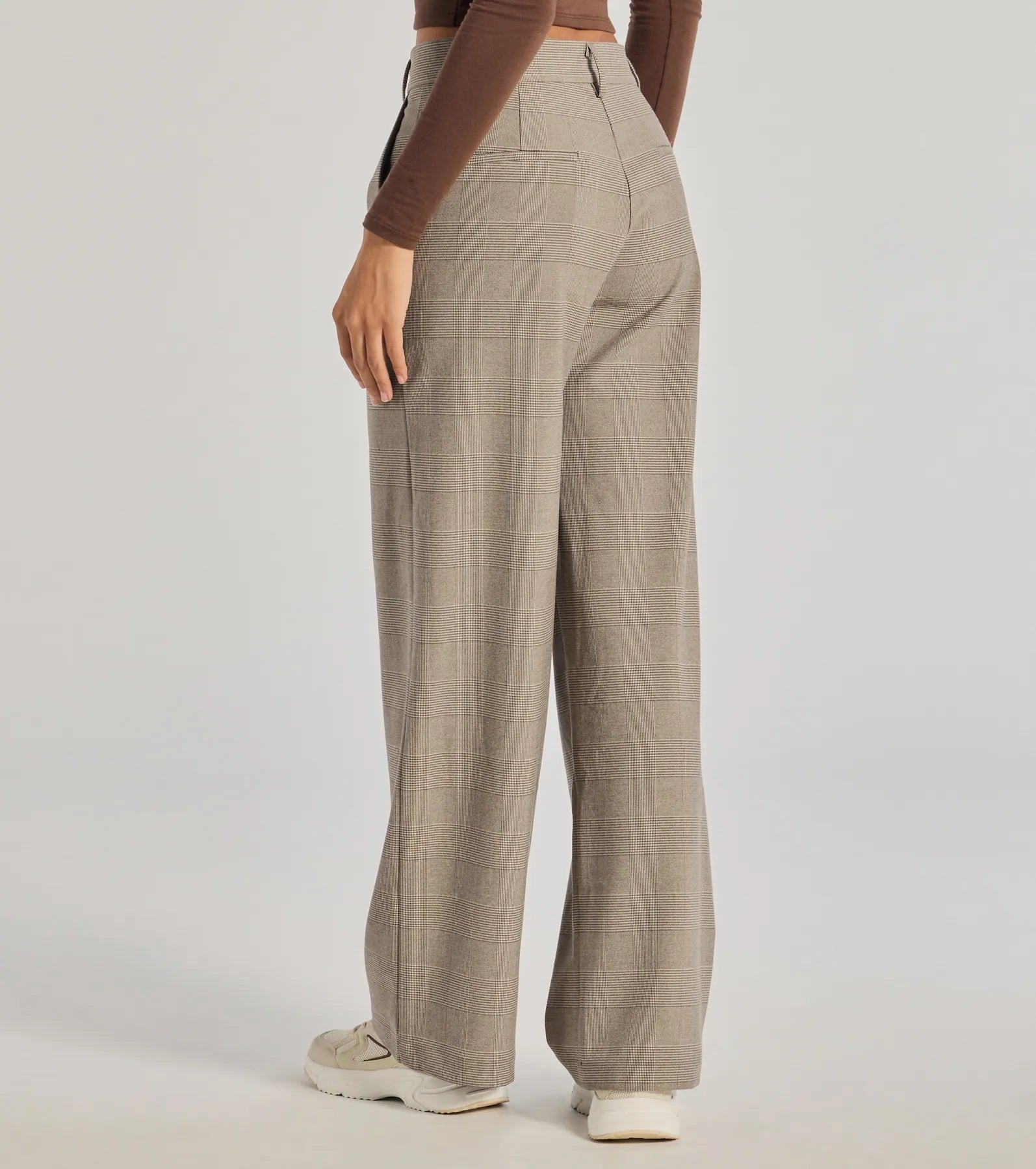 Premium 90s Retro Straight Leg Plaid Pants - Ultimate Comfort & Style