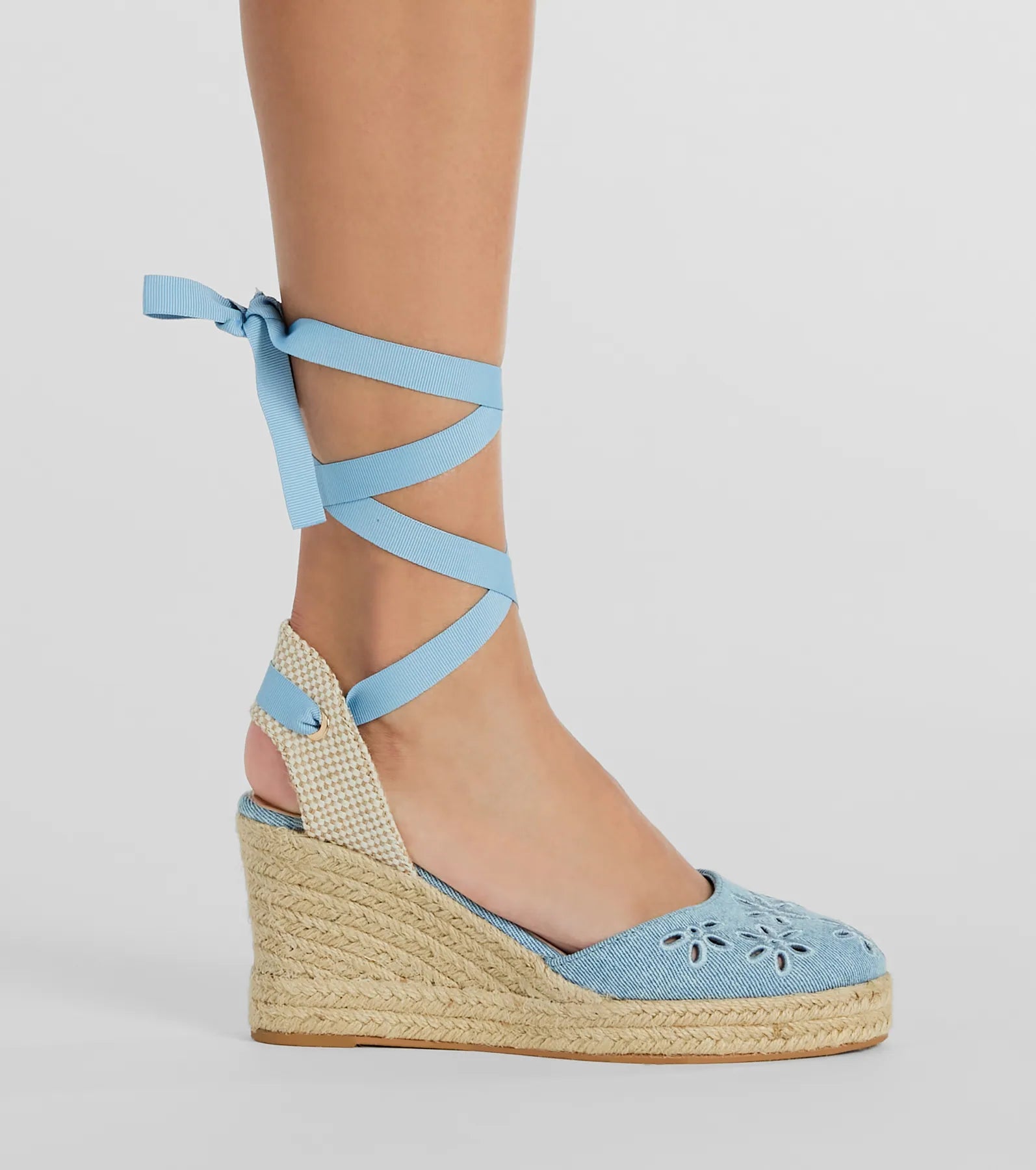 Ultimate Summer Style: Flower-Detail Espadrille Wedges