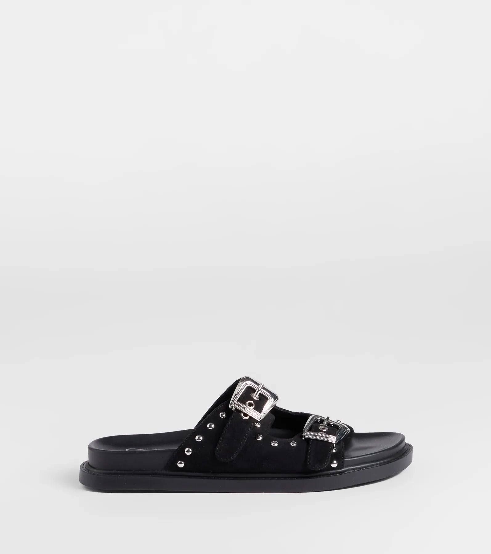 Ultimate Cool Girl Studded Western Buckle Sandals