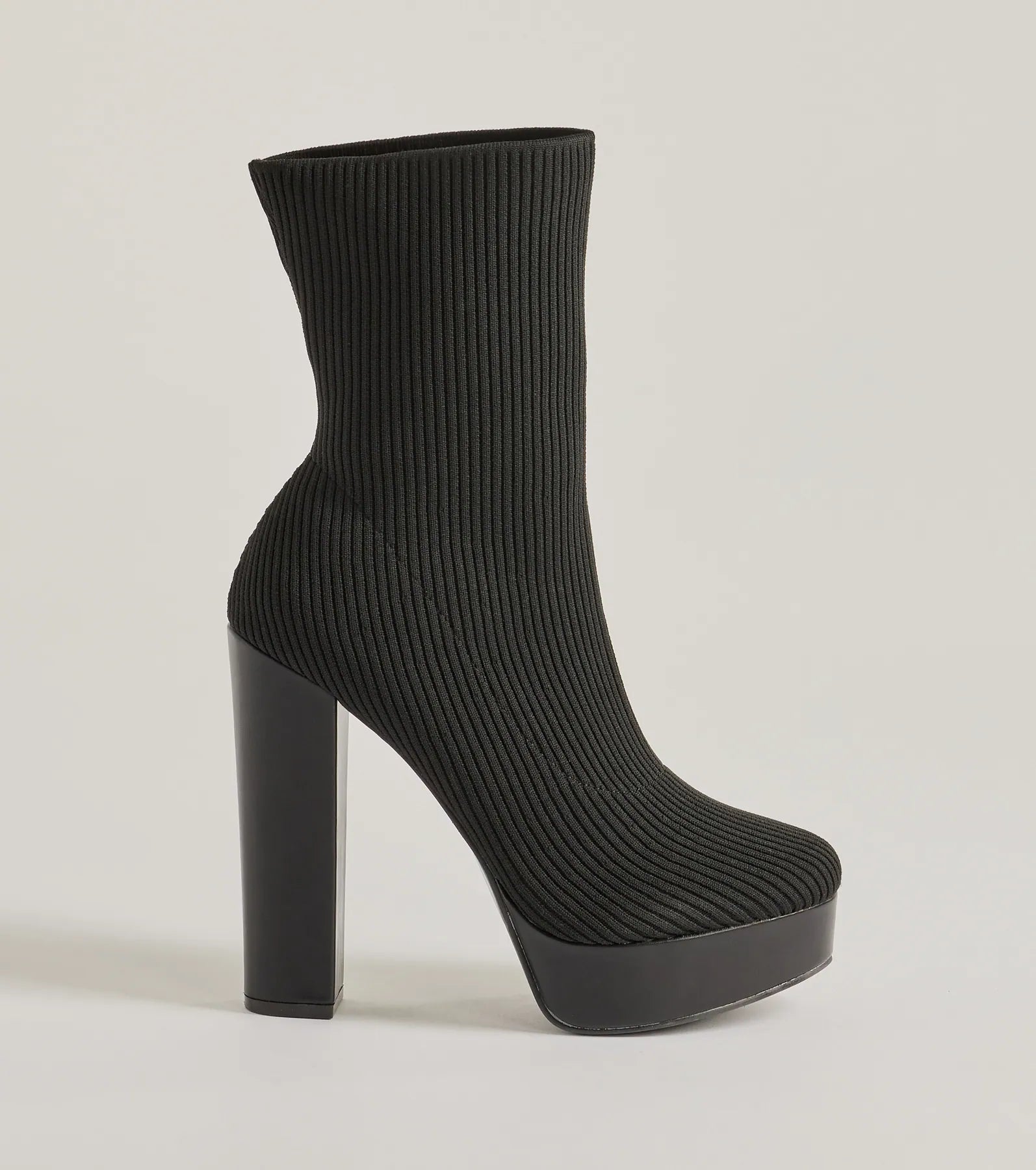 Premium Knit Platform Booties - Ultimate Comfort & Style
