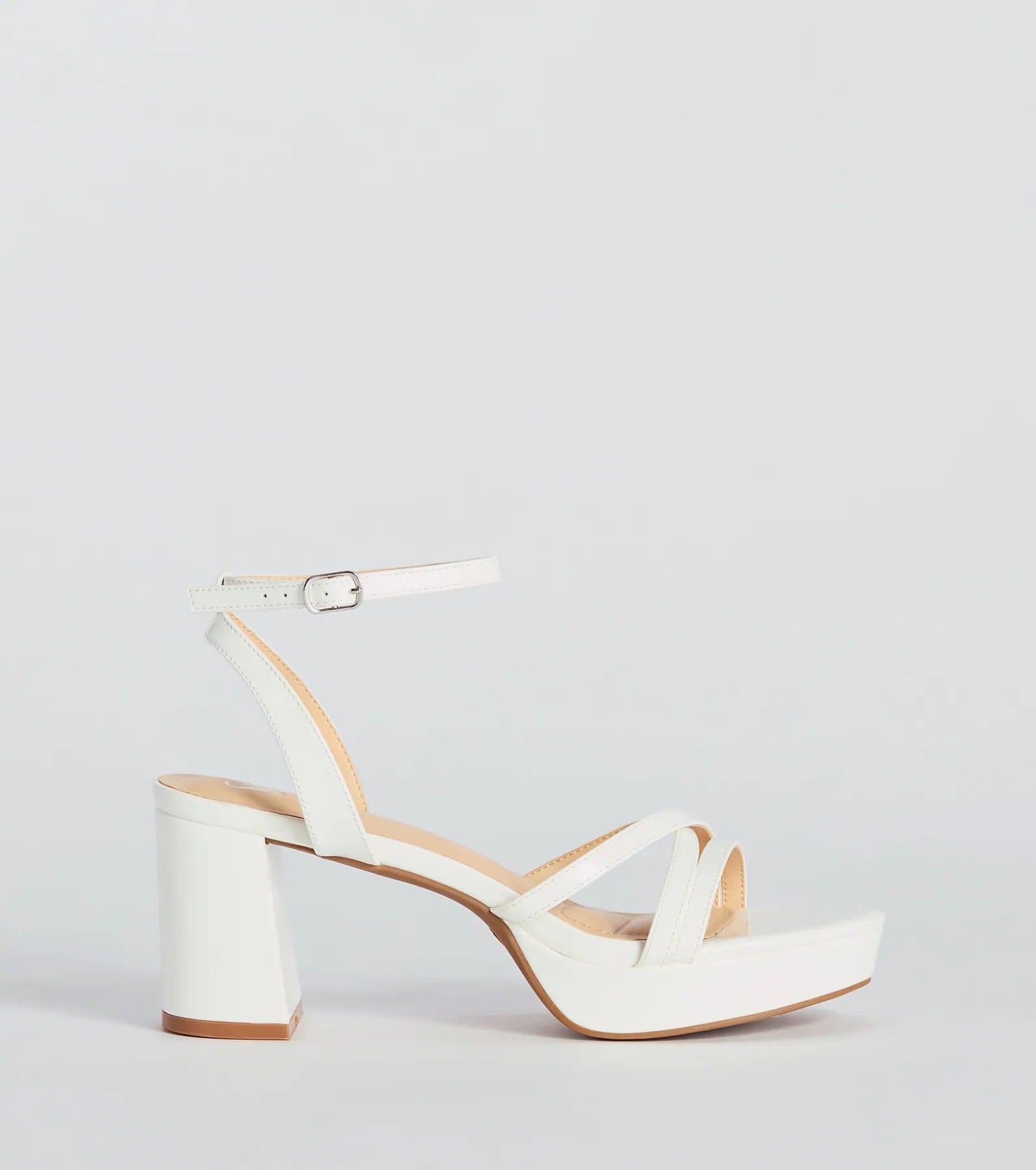 Ultimate Flirty Sophistication Strappy Heels - Platform Block Heels for Every Occasion