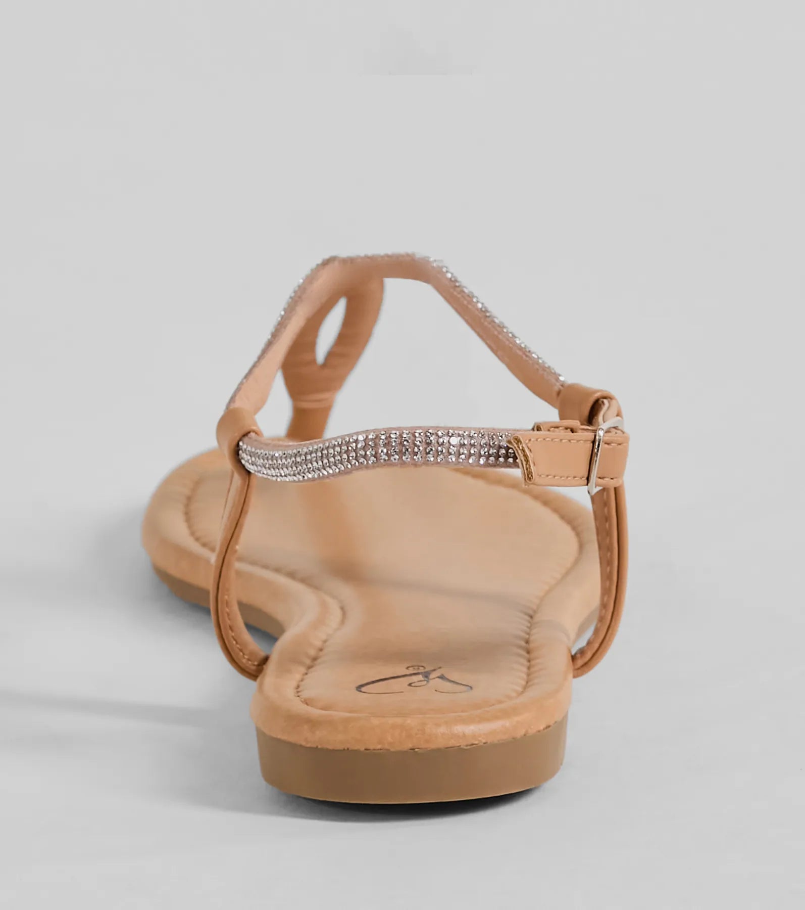 Ultimate Glam Rhinestone Thong Sandals - Casual Chic Style