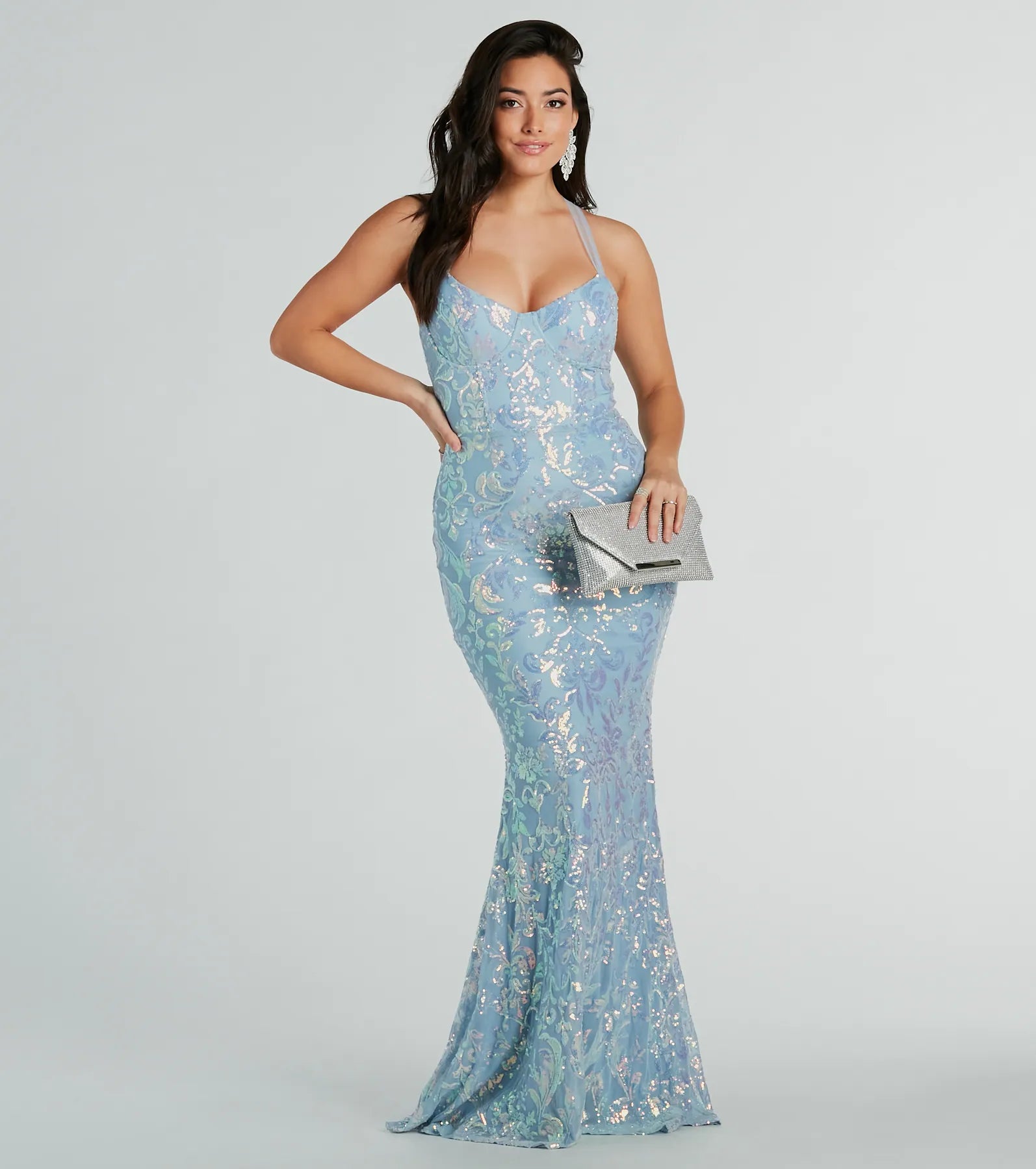 Ultimate Brooklyn Glamour Sequin Mermaid Gown