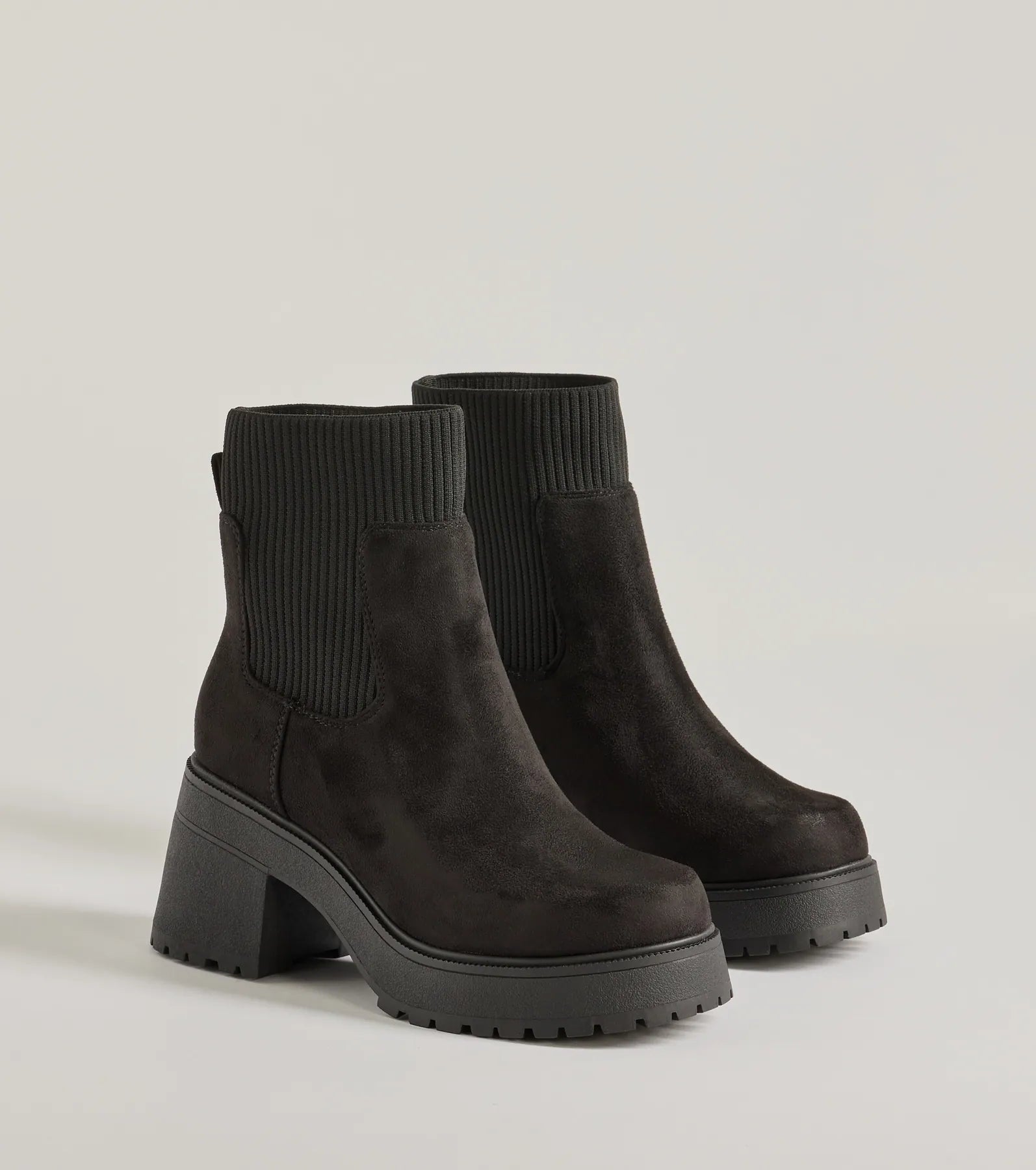 Ultimate Cool-Girl Edge Platform Booties - Elevate Your Style