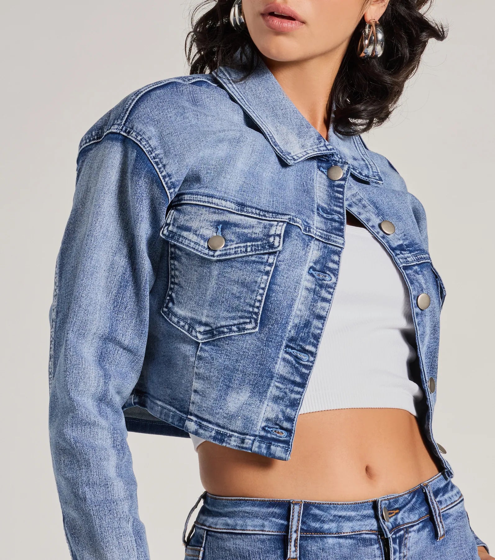 Ultimate Cropped Denim Jacket - Premium Style & Fit