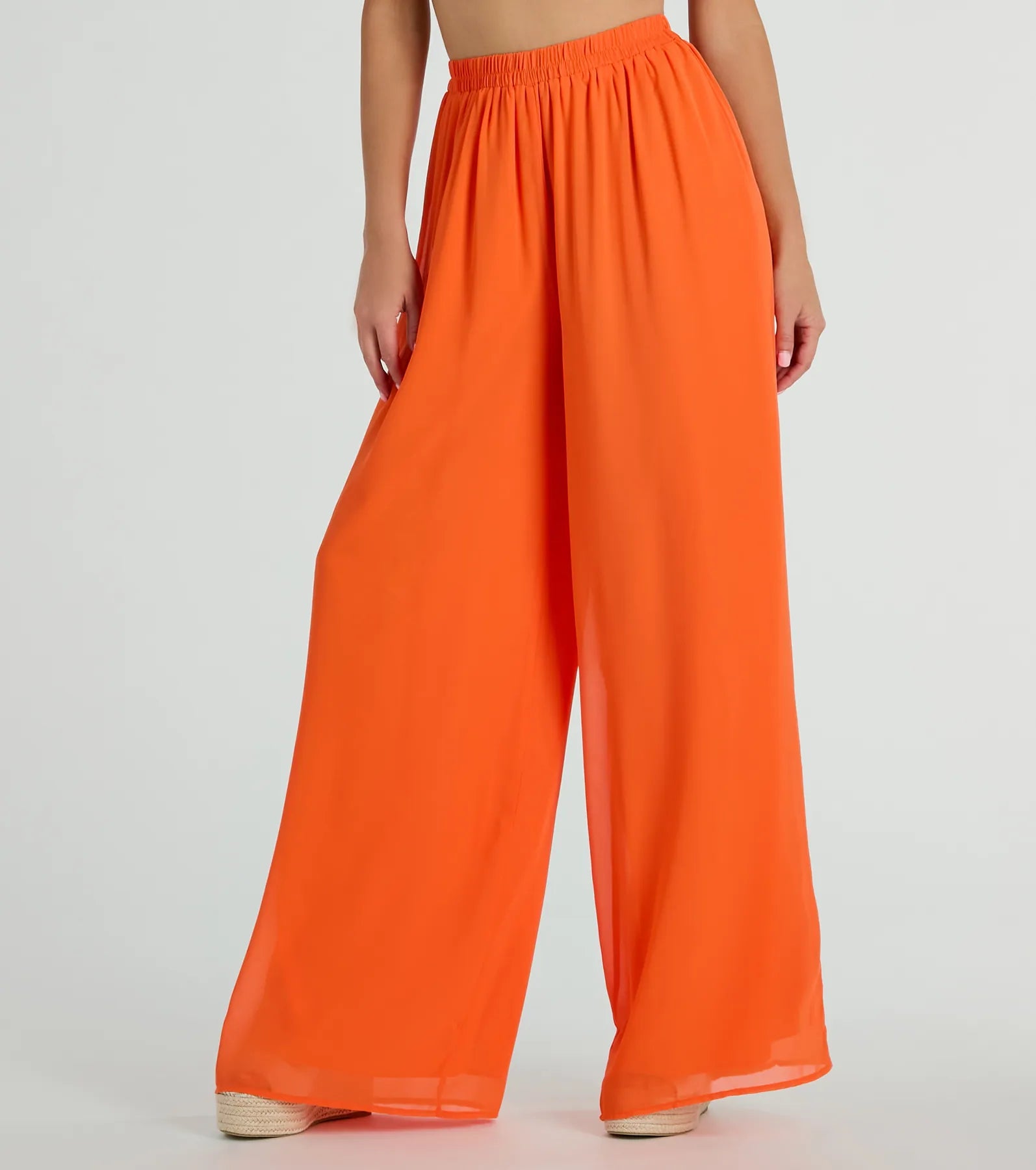 Ultimate Elegance Chiffon Palazzo Pants