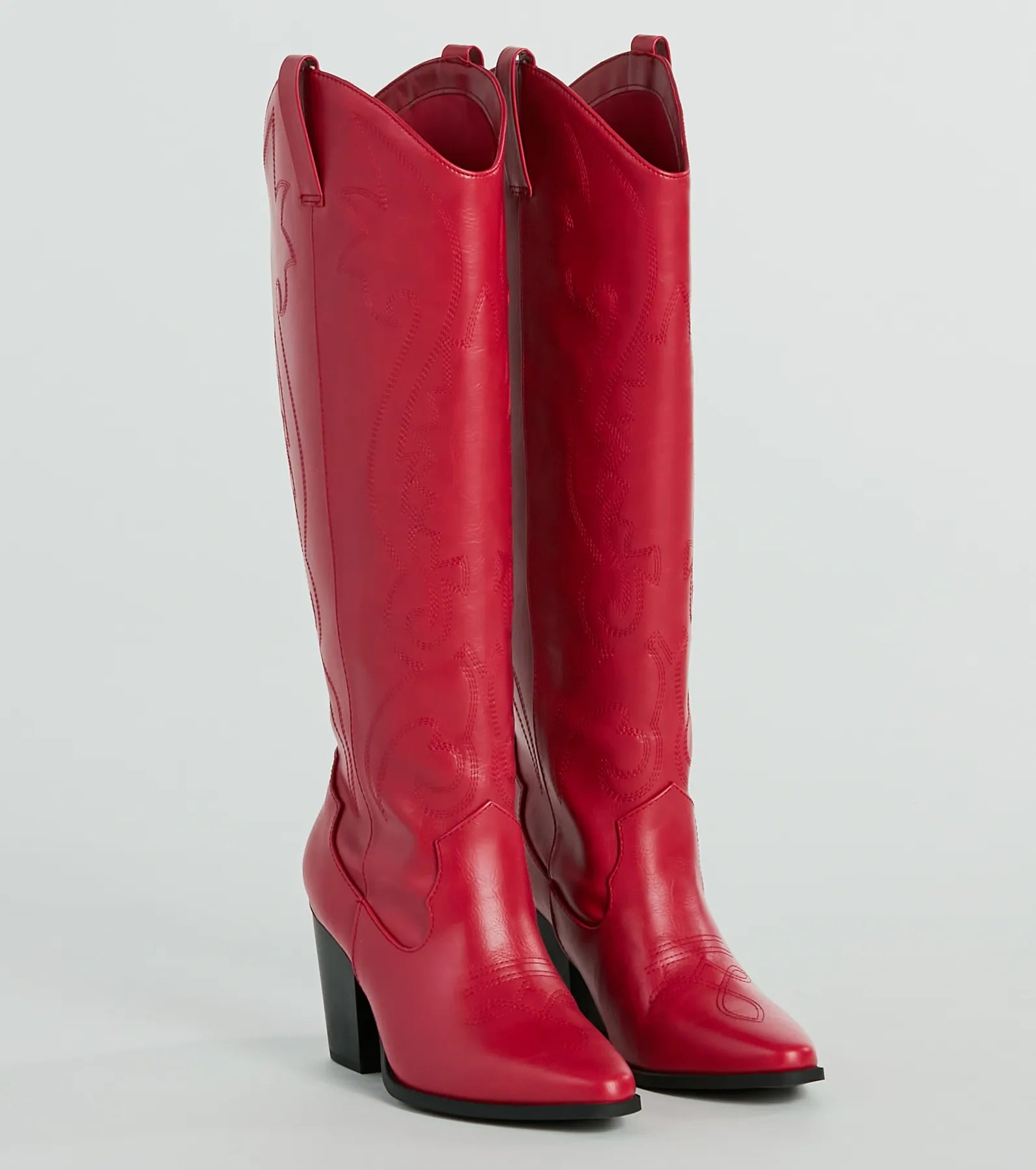Premium Country Era Faux Leather Cowboy Boots - Ultimate Style & Comfort