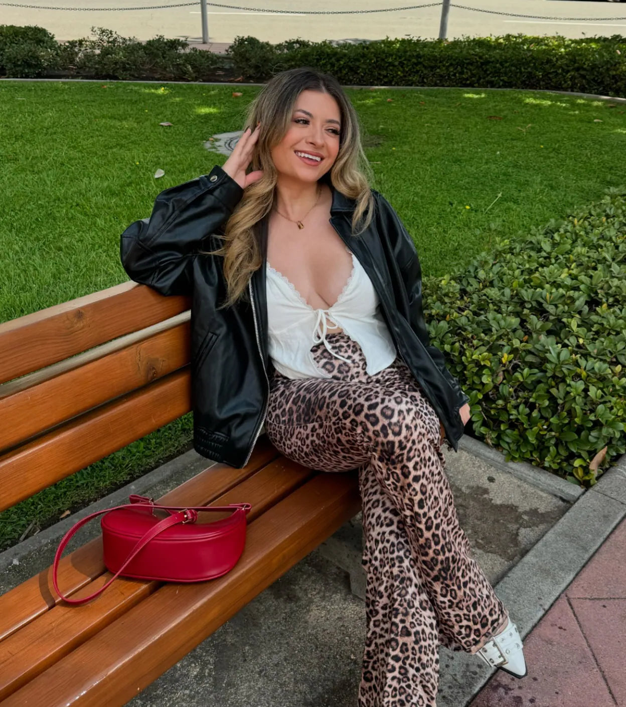 Ultimate Wild Side Leopard Flare Pants - High Rise & Stretchy