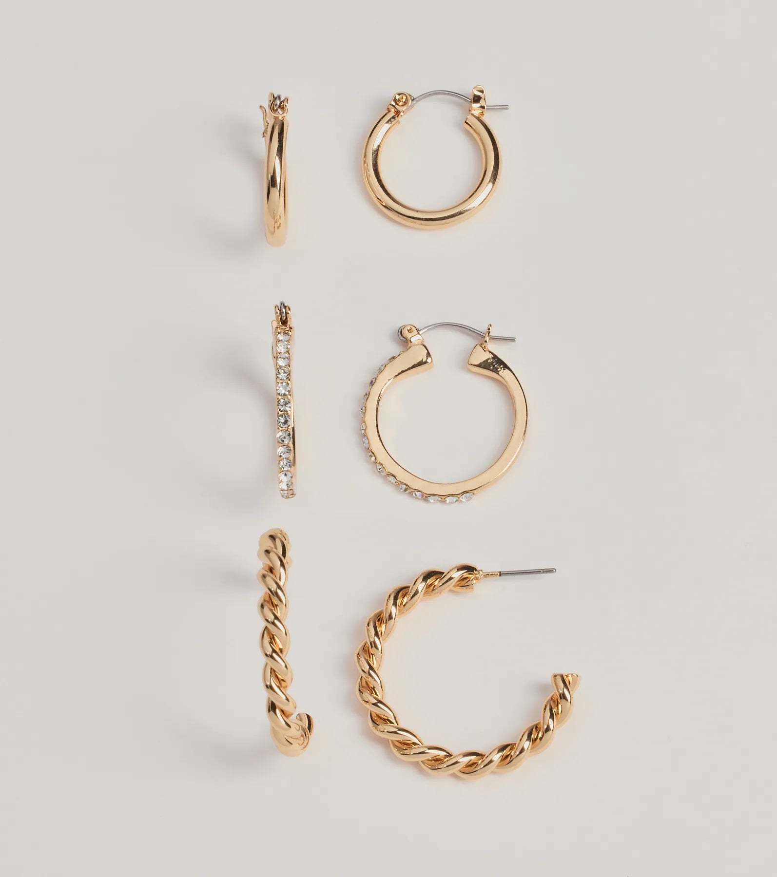 Ultimate Elegance Hoop Earrings Trio Set - Premium Style for Every Occasion