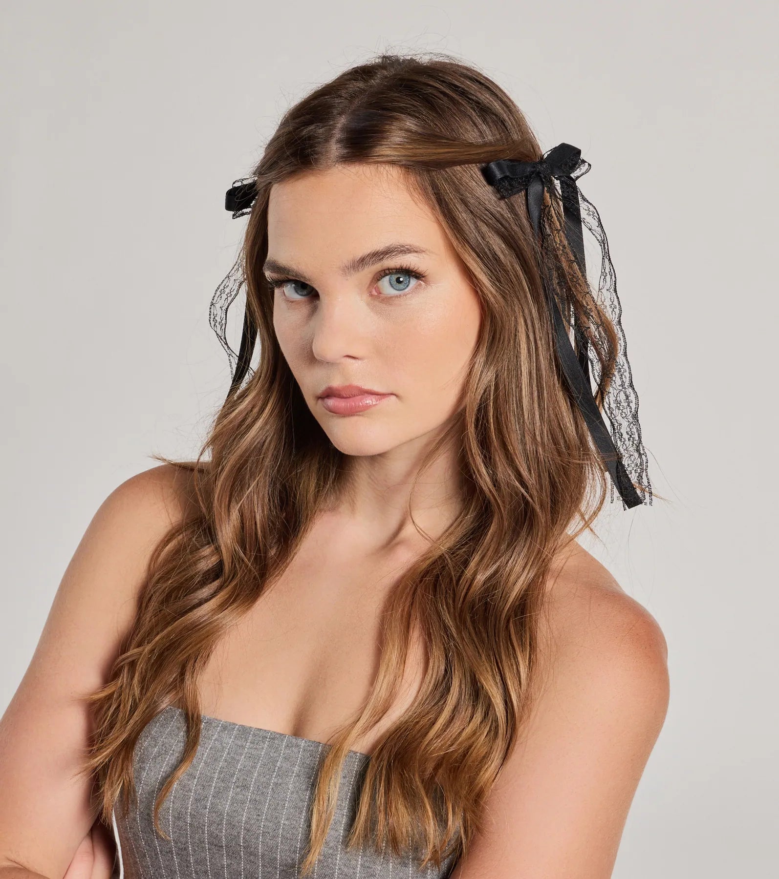 Premium Lace Bow Barrettes - Chic & Elegant Hair Accessories