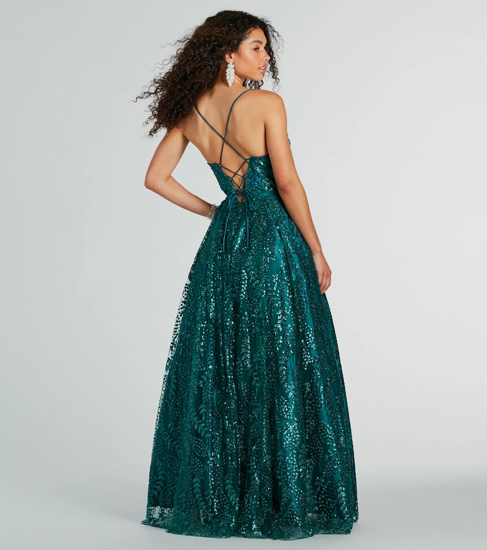 Premium Giavanna Glitter Corset Ball Gown – Ultimate Elegance for Special Occasions