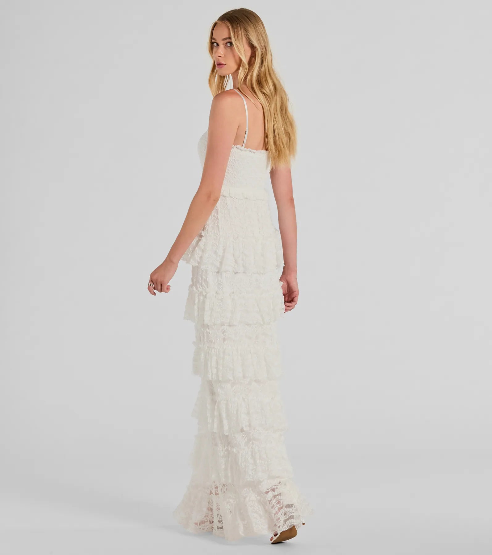 Ultimate Romance Sleeveless Lace Maxi Dress by Follow Your Heart