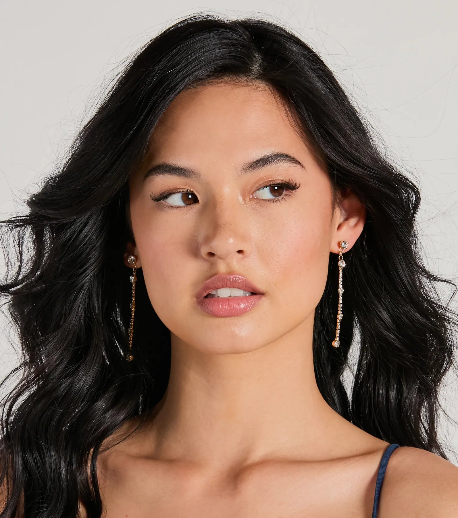Premium Linear Rhinestone Earrings - Ultimate Elegance