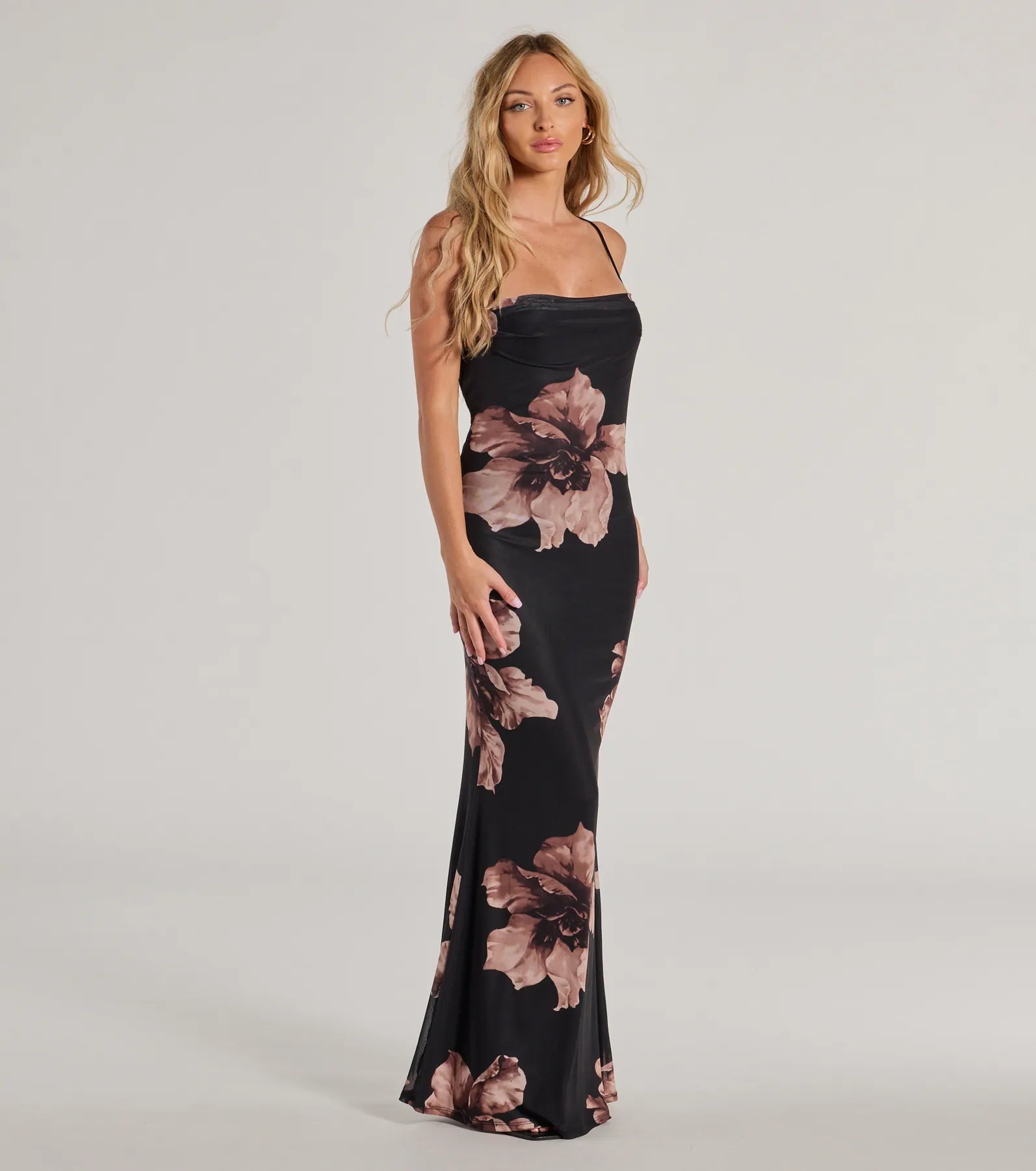 Ultimate Romance Era Floral Lace-Up Mermaid Dress