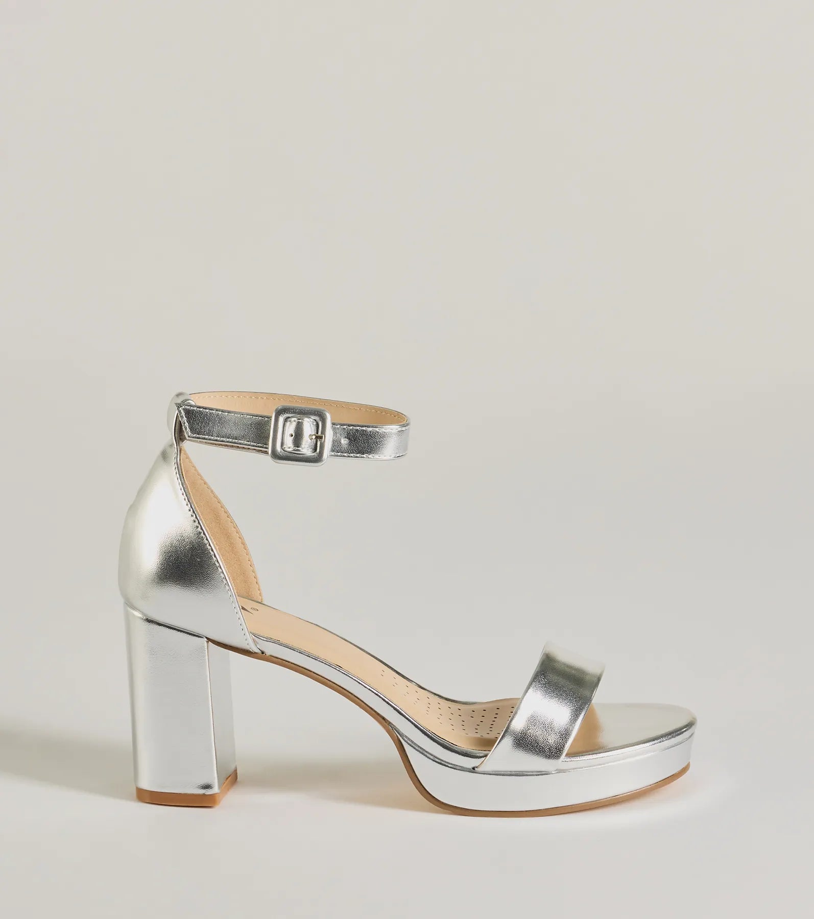 Ultimate Shimmer Metallic Platform Heels - Premium Block Heel Design