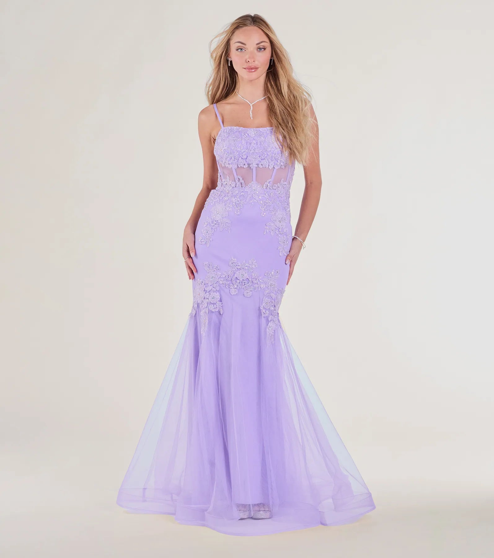 Ultimate Lille Rhinestone Mermaid Gown - Red Carpet Ready