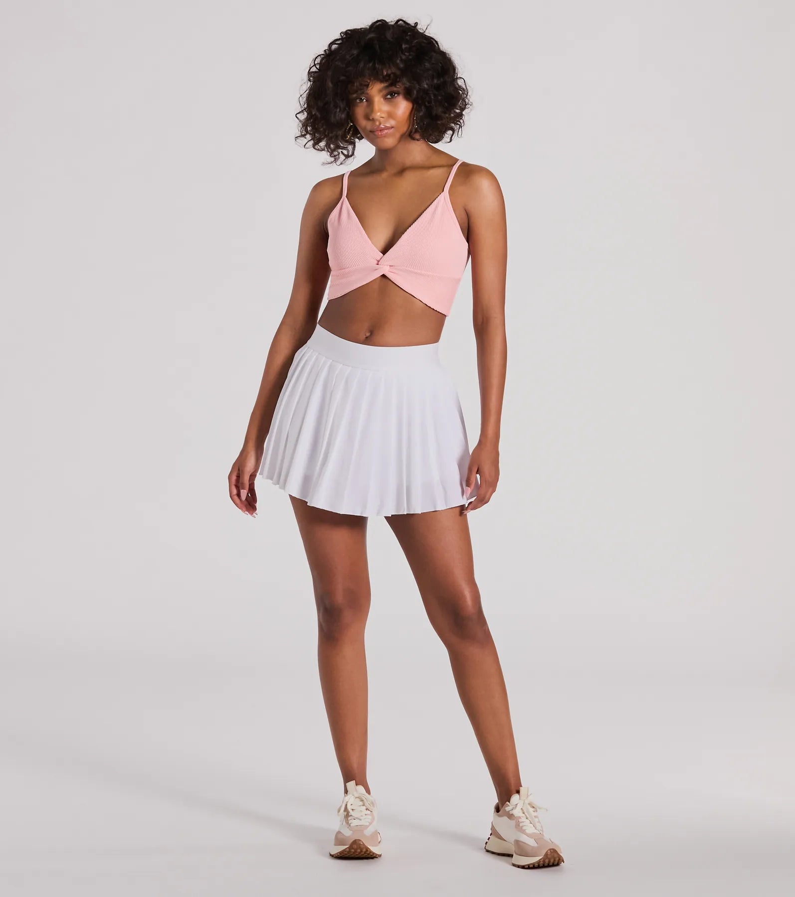 Ultimate Cute Vibe Twist V-Neck Crop Top - Upgrade Your Style