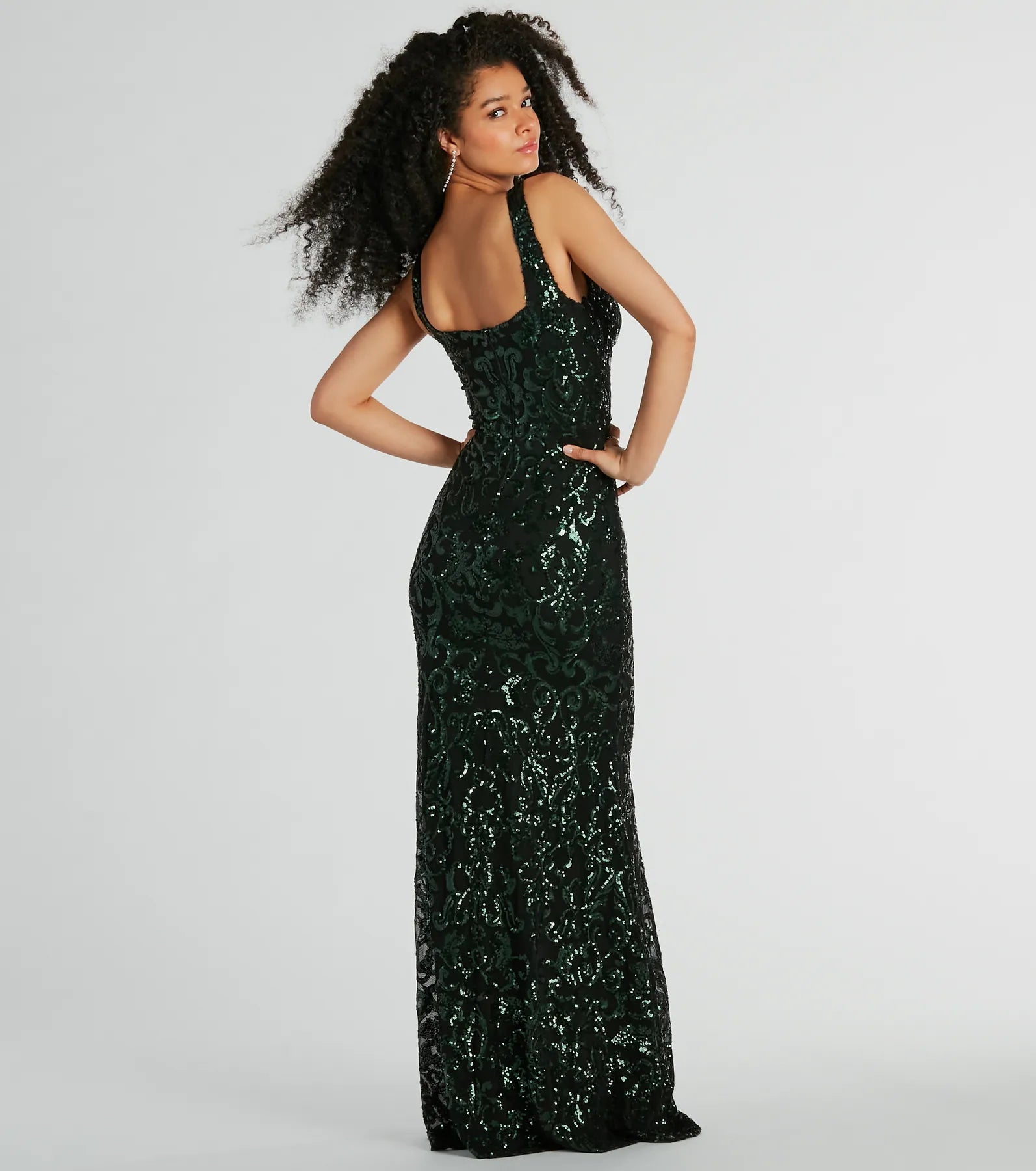 Premium Karli Sequin Mermaid Gown - Ultimate Glamour for Special Occasions