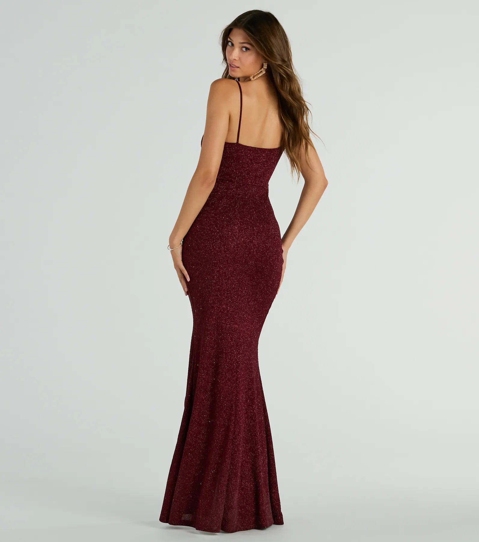 Ultimate Candice Glitter Mermaid Evening Gown