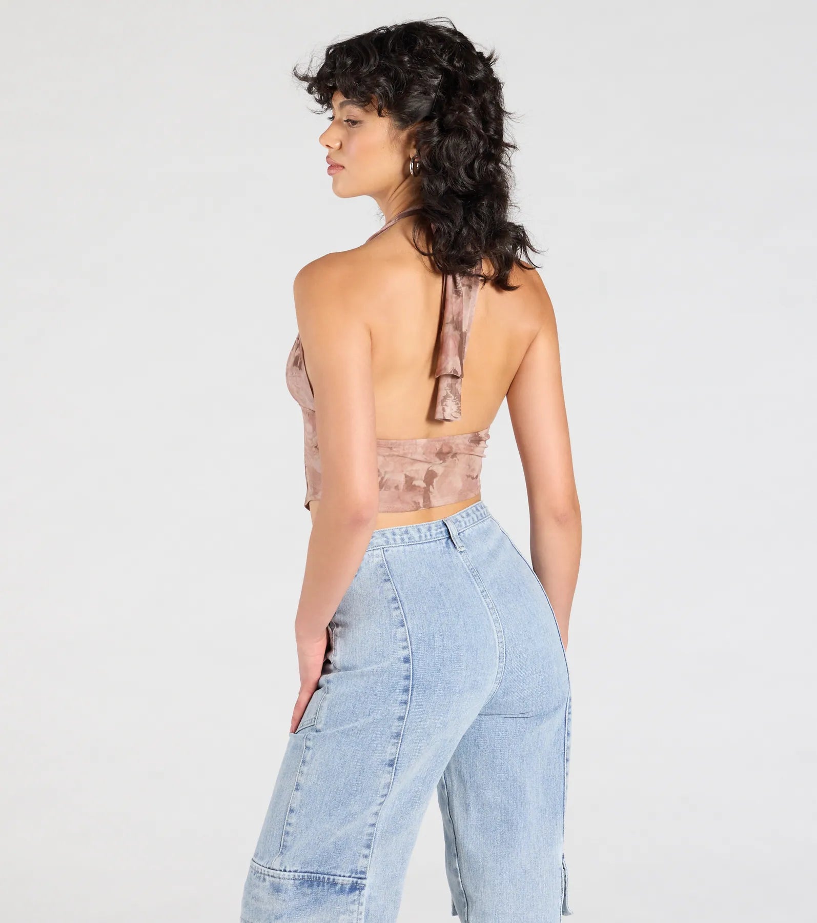 Ultimate Flirt With Destiny Halter Corset Crop Top