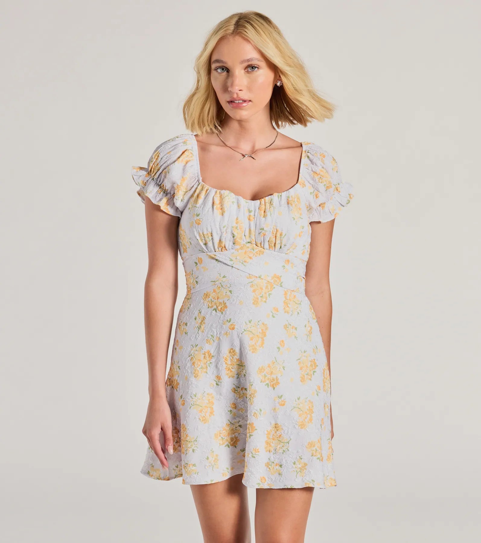 Ultimate Summer Floral Puff Sleeve Dress - Chic & Whimsical