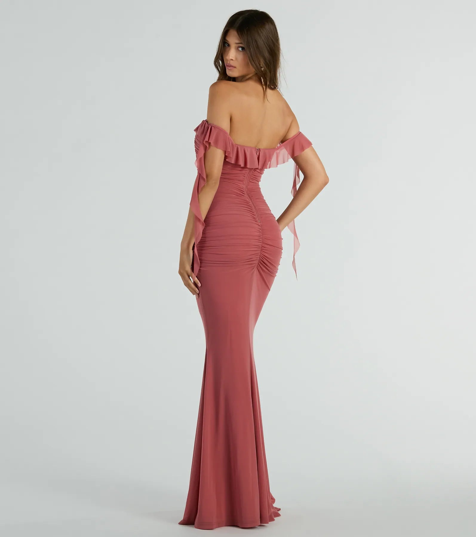 Premium Deyna Off-The-Shoulder Mermaid Gown