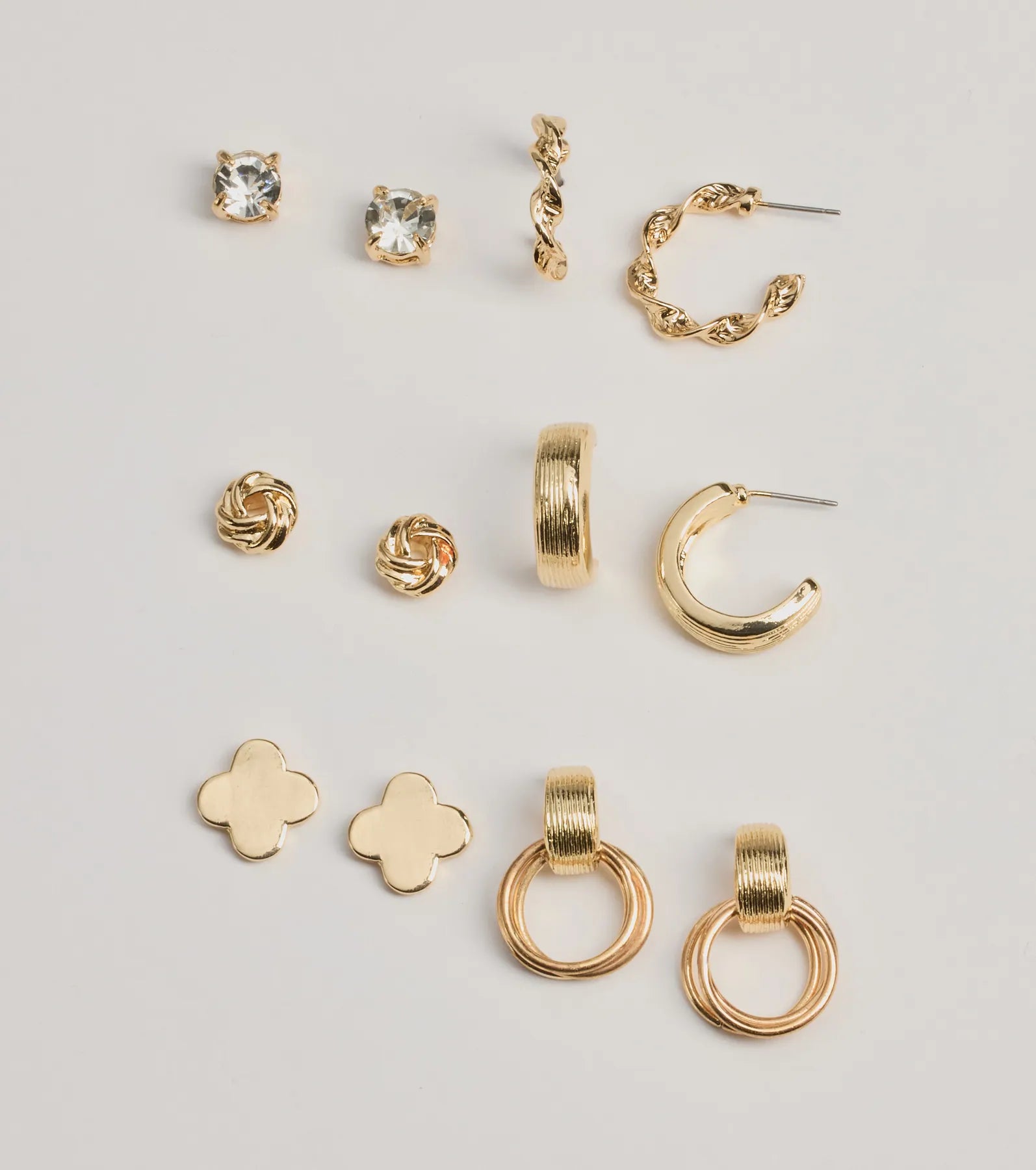 Ultimate Dainty Charm Six-Pack Earring Collection