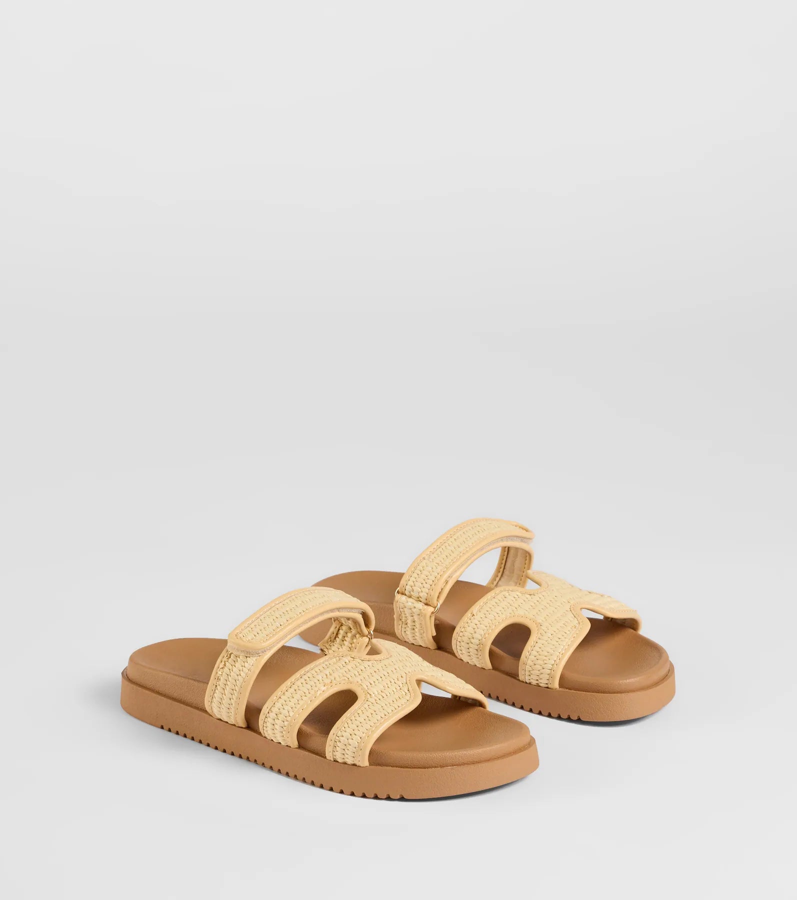 Premium Cutout Strappy Slide Sandals - Ultimate Summer Style