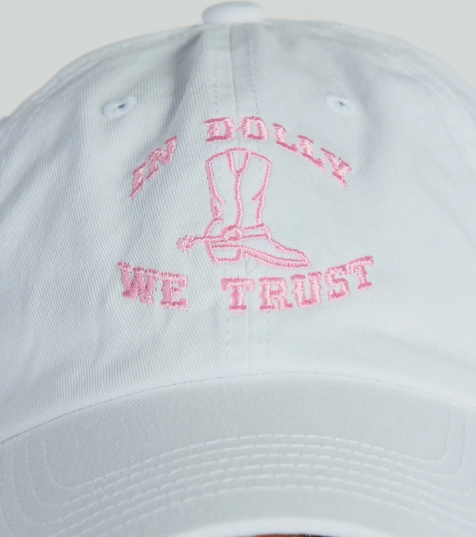 Premium 'In Dolly We Trust' Embroidered Baseball Cap - Ultimate Style Upgrade