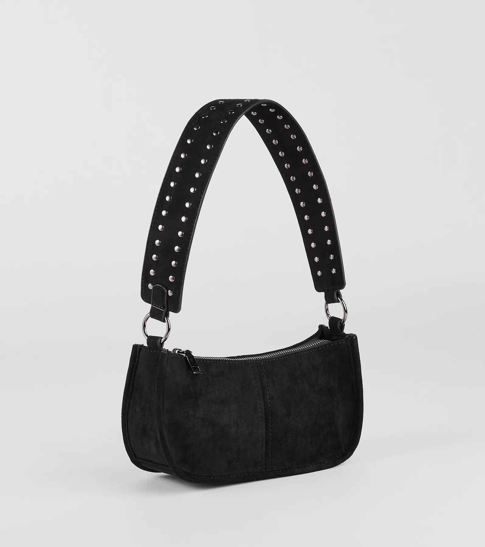 Ultimate Studded Faux Suede Shoulder Bag - Premium Style Upgrade