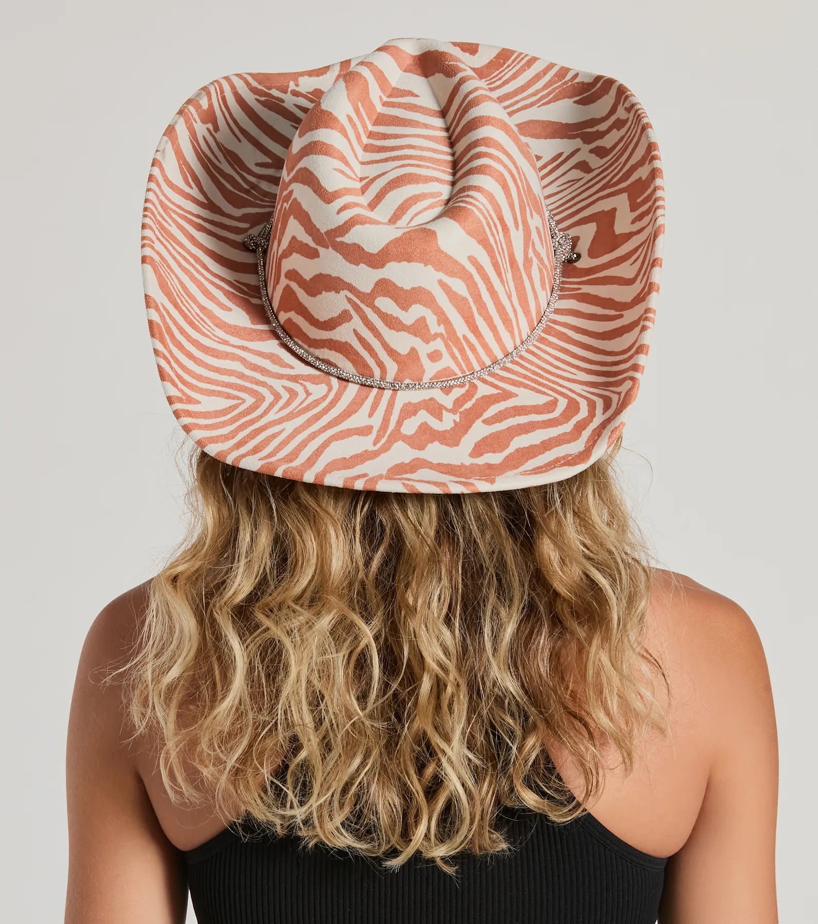 Premium Safari Zebra Glam Cowboy Hat - Ultimate Style & Comfort