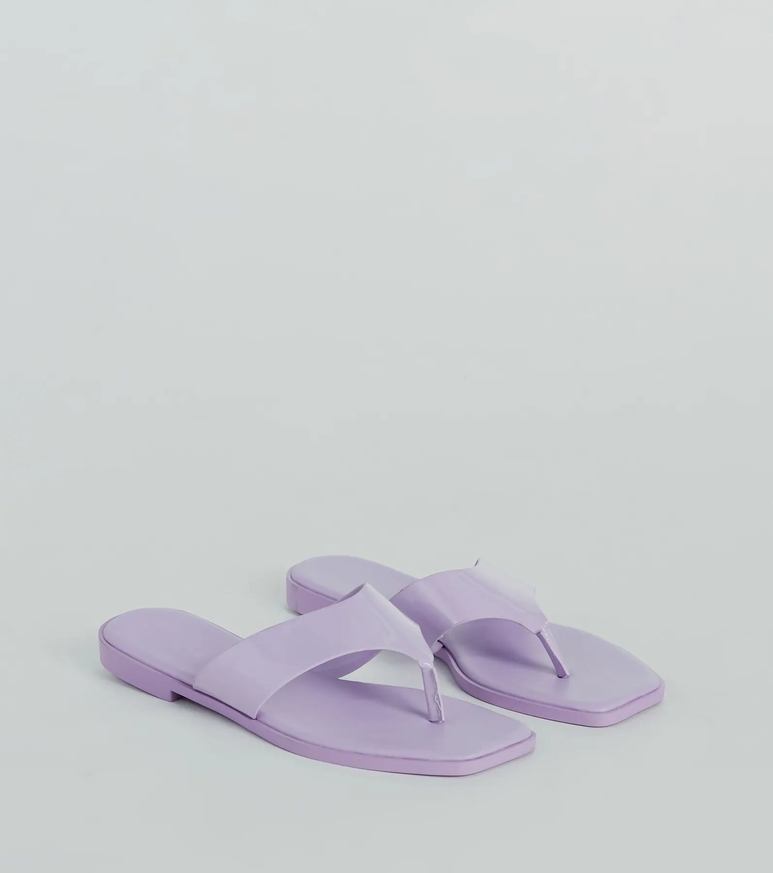 Ultimate Trendsetter Faux Leather Thong Sandals