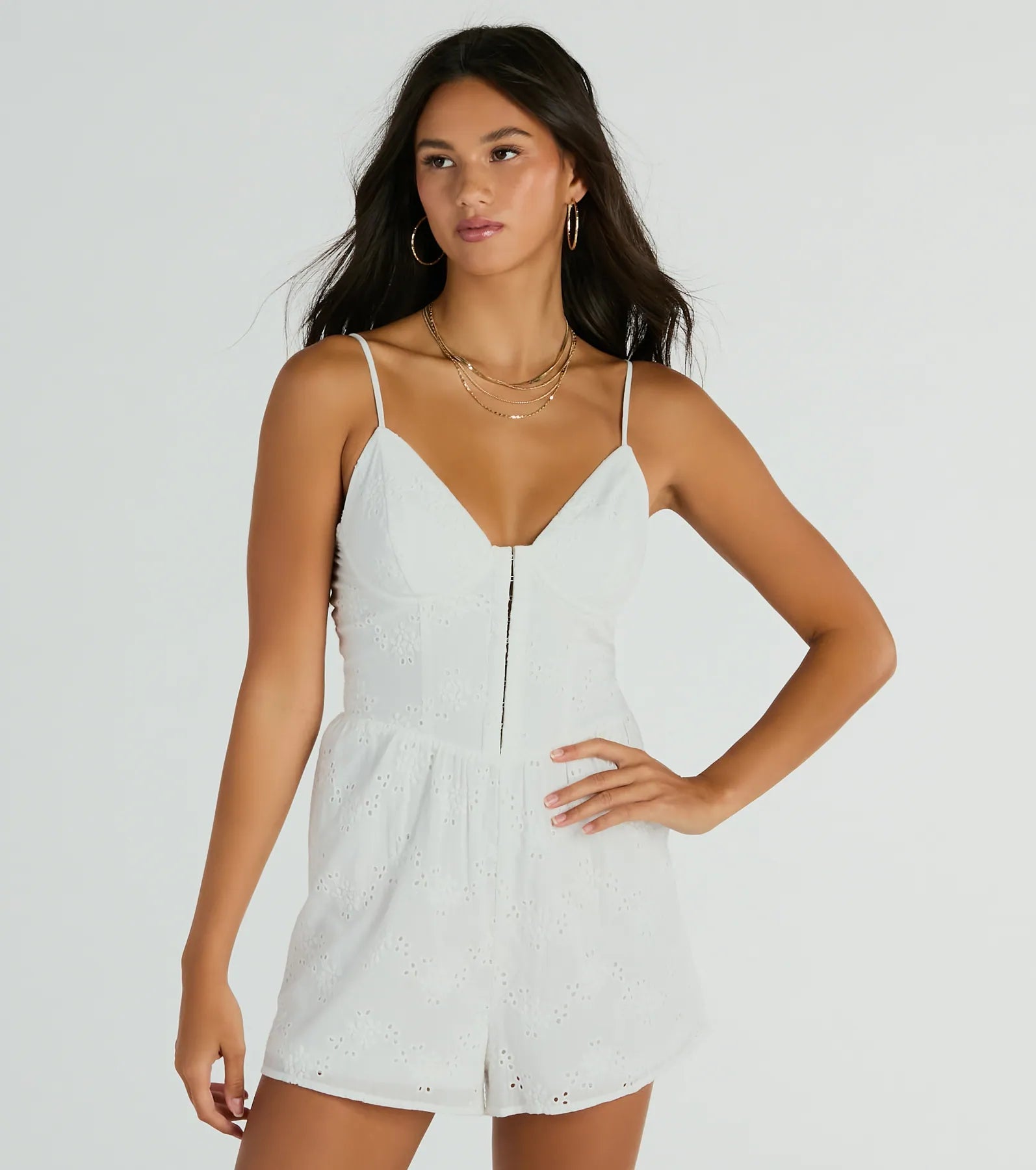 Premium Sweet Aura Sleeveless Romper – Ultimate Summer Style